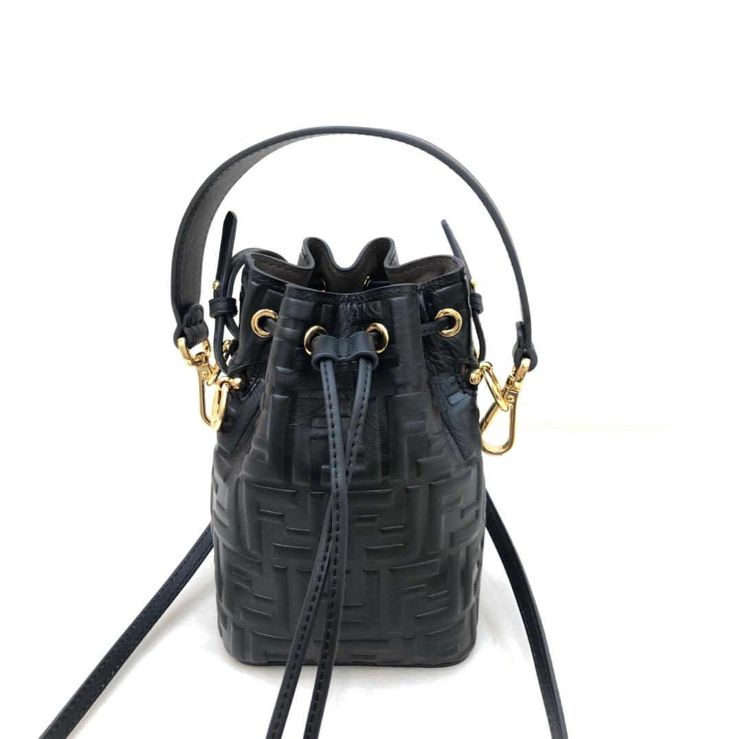 Fendi Tresor Black Leather Mini-bag - everydesigner