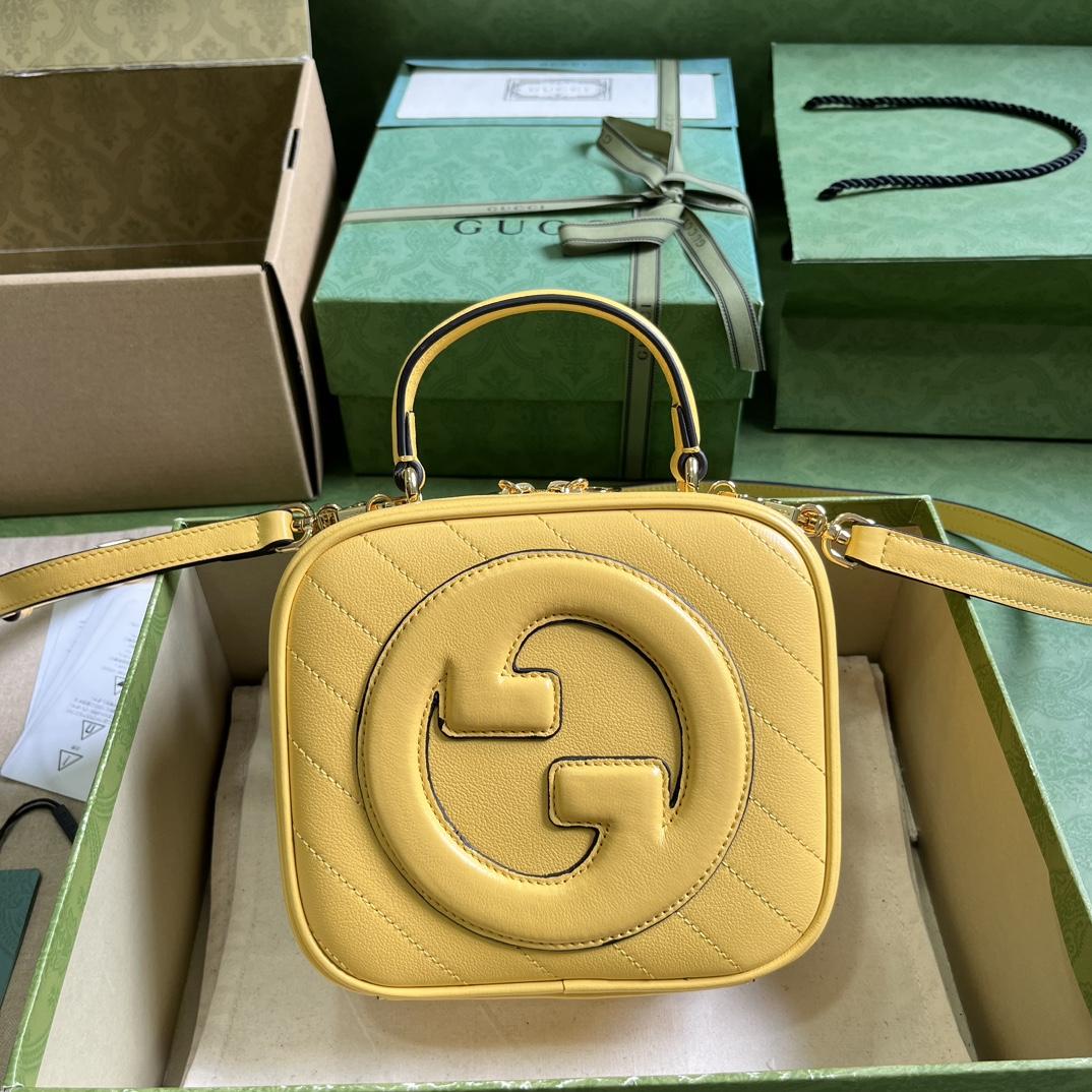 Gucci Blondie Top Handle Bag (17-15-9cm) - everydesigner