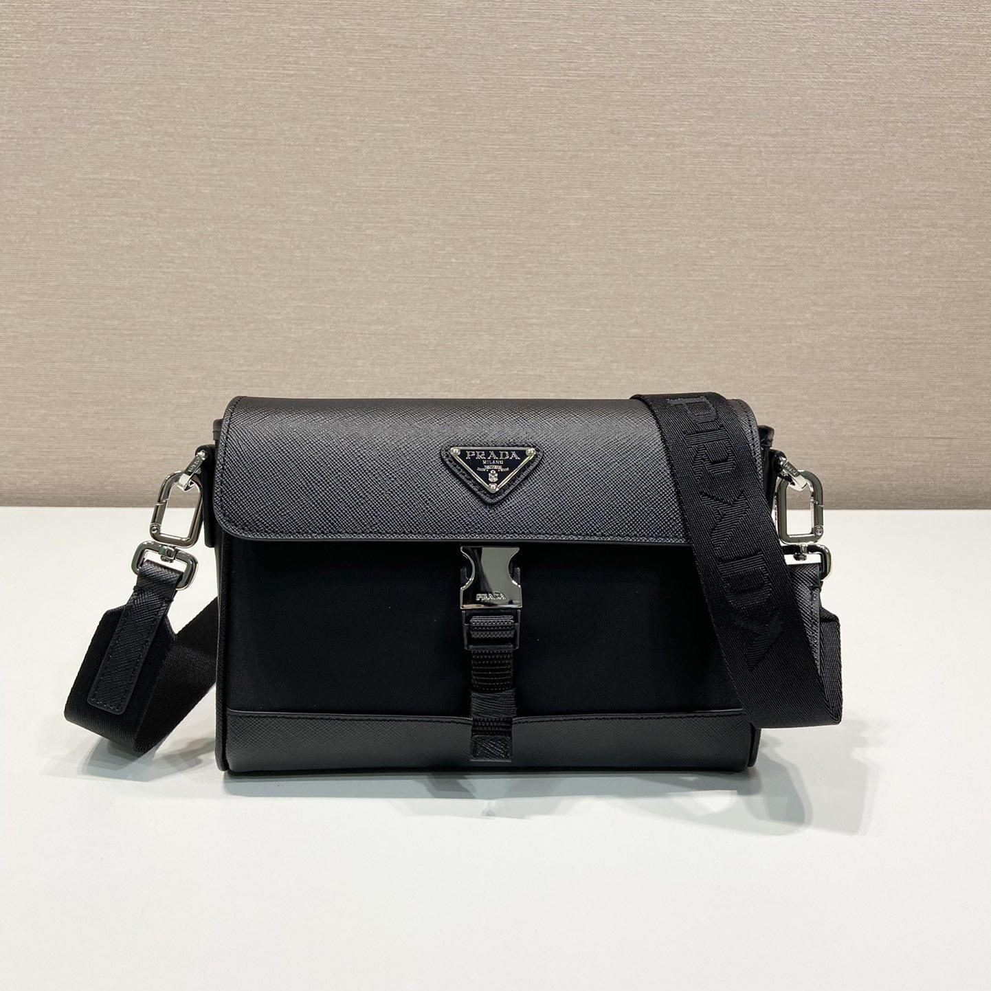 Prada Re-Nylon And Saffiano Shoulder Bag - everydesigner