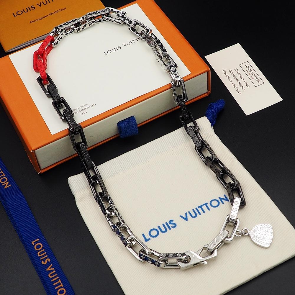 Louis Vuitton LV x YK Monogram Chain Necklace   M01087 - everydesigner