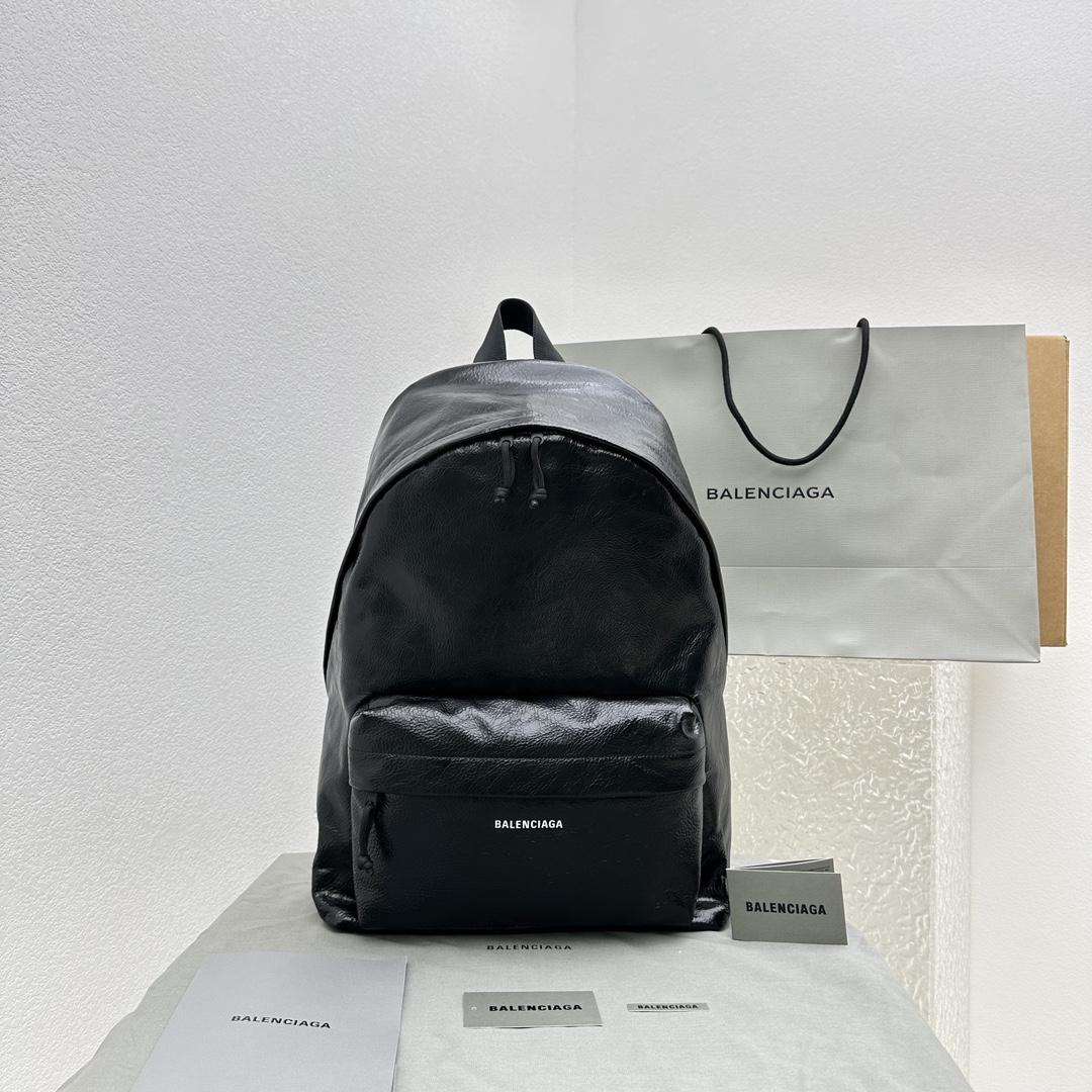 Balenciaga Explorer Backpack In Black (34.8x47x19.8cm) - everydesigner