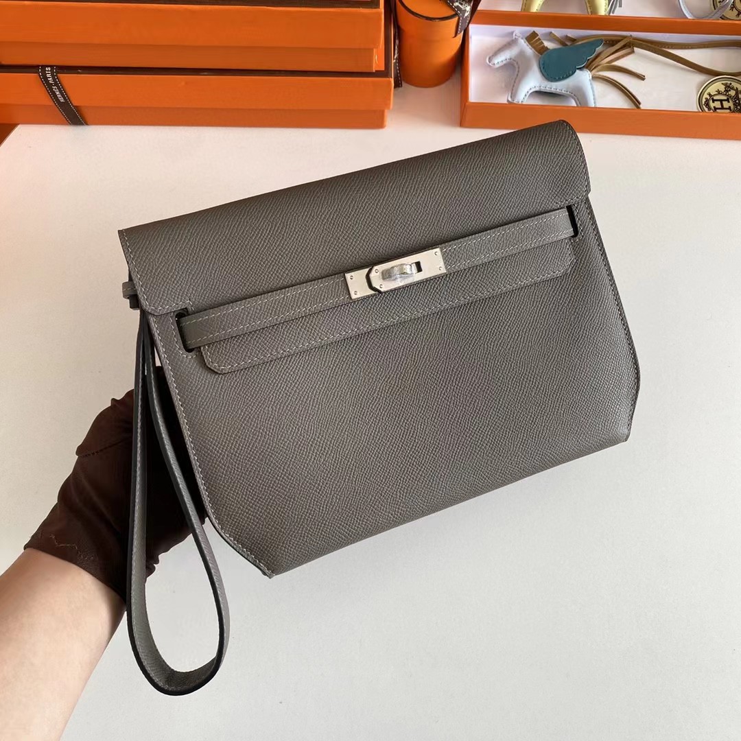 Hermes Kelly Dépêches Leather Bag (25-19-5cm) - everydesigner