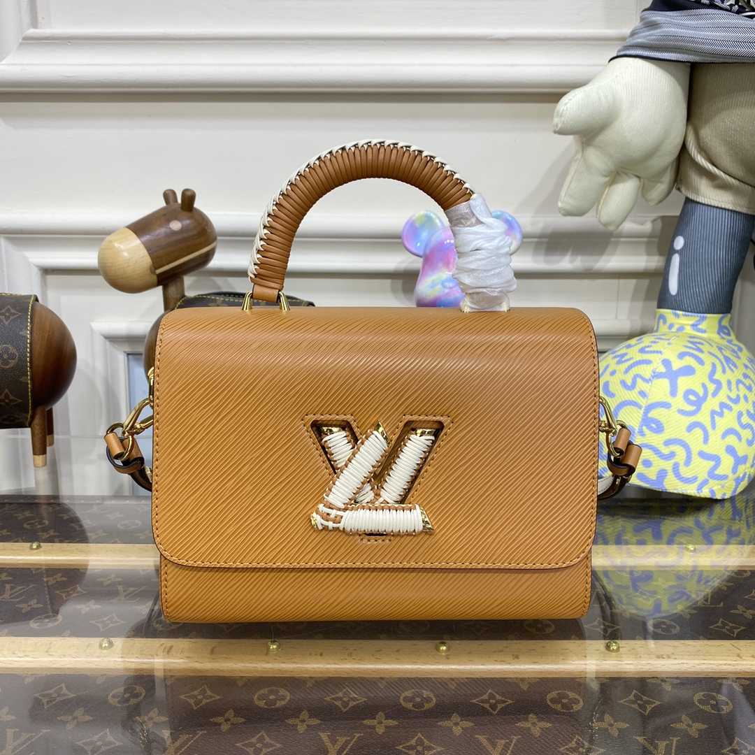 Louis Vuitton Twist MM Gold Honey Epi (23*17*9.5cm)      M22229 - everydesigner