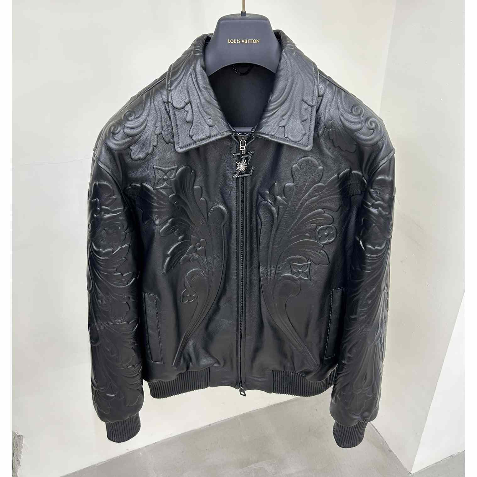 Louis Vuitton LV Ornaments Leather Blouson - everydesigner