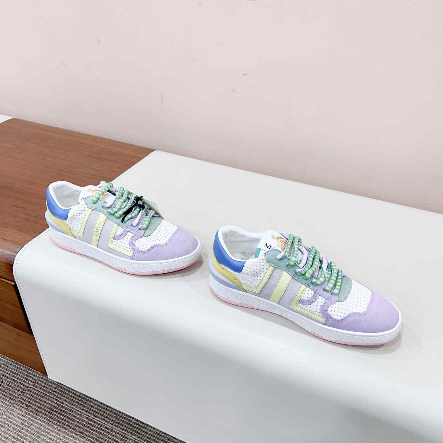 Lanvin Clay Colour-block Sneakers - everydesigner