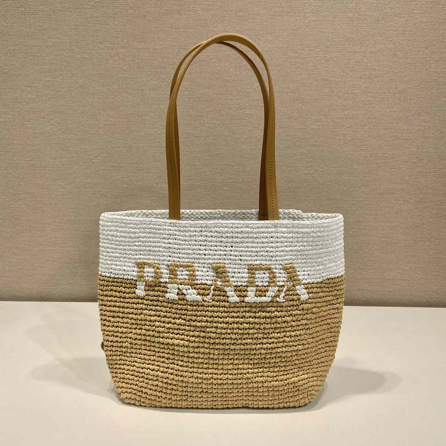 Prada Raffia Tote Bag - everydesigner