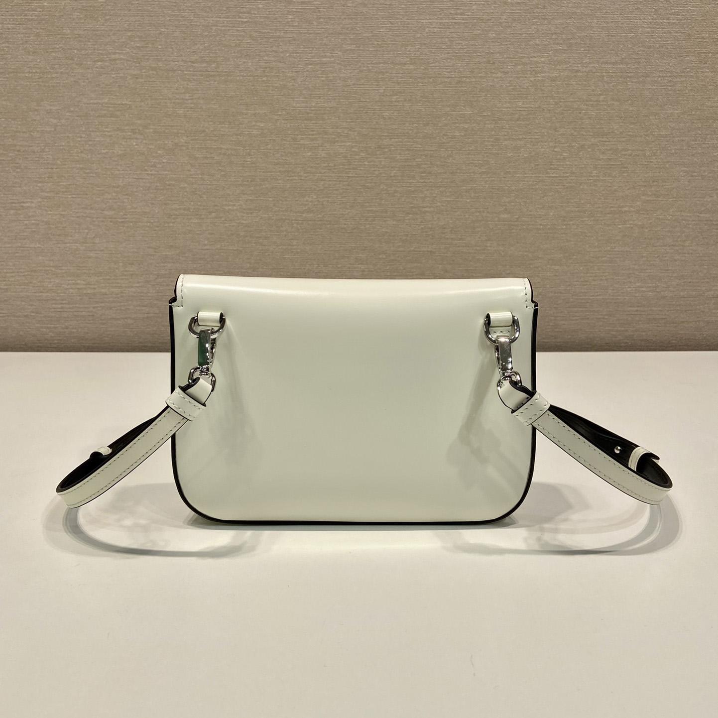 Prada Brushed Leather Mini-bag With Shoulder Strap - everydesigner