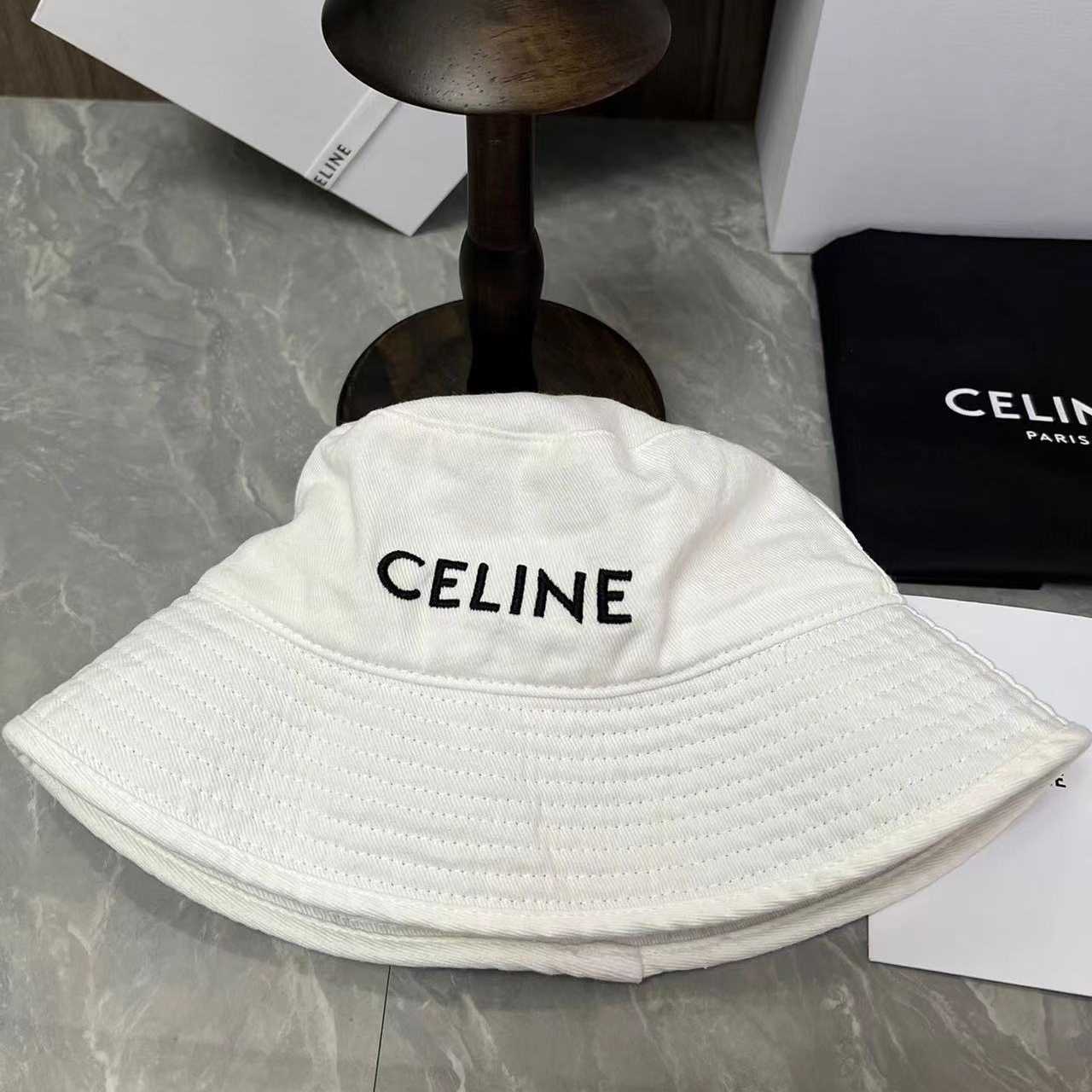 Celine Cotton Bucket Hat - everydesigner