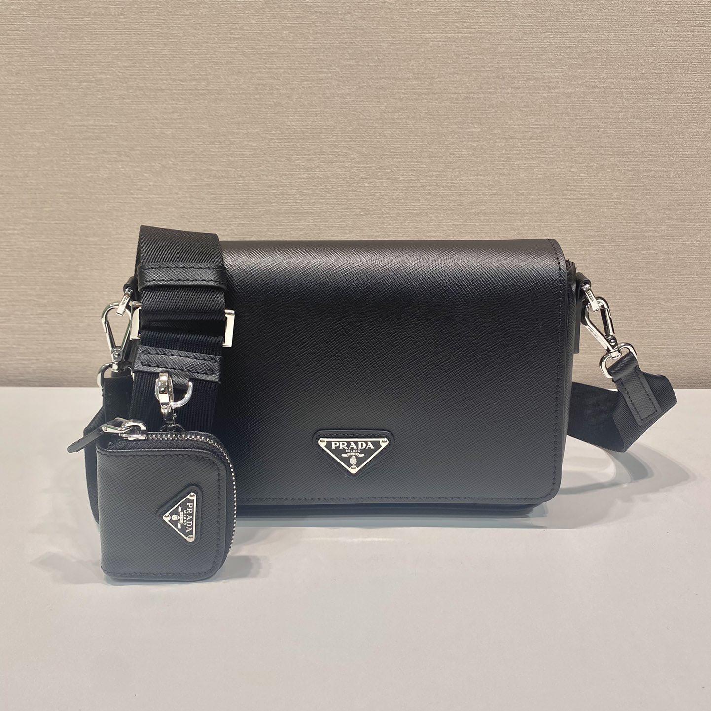 Prada Saffiano Leather Shoulder Bag - everydesigner