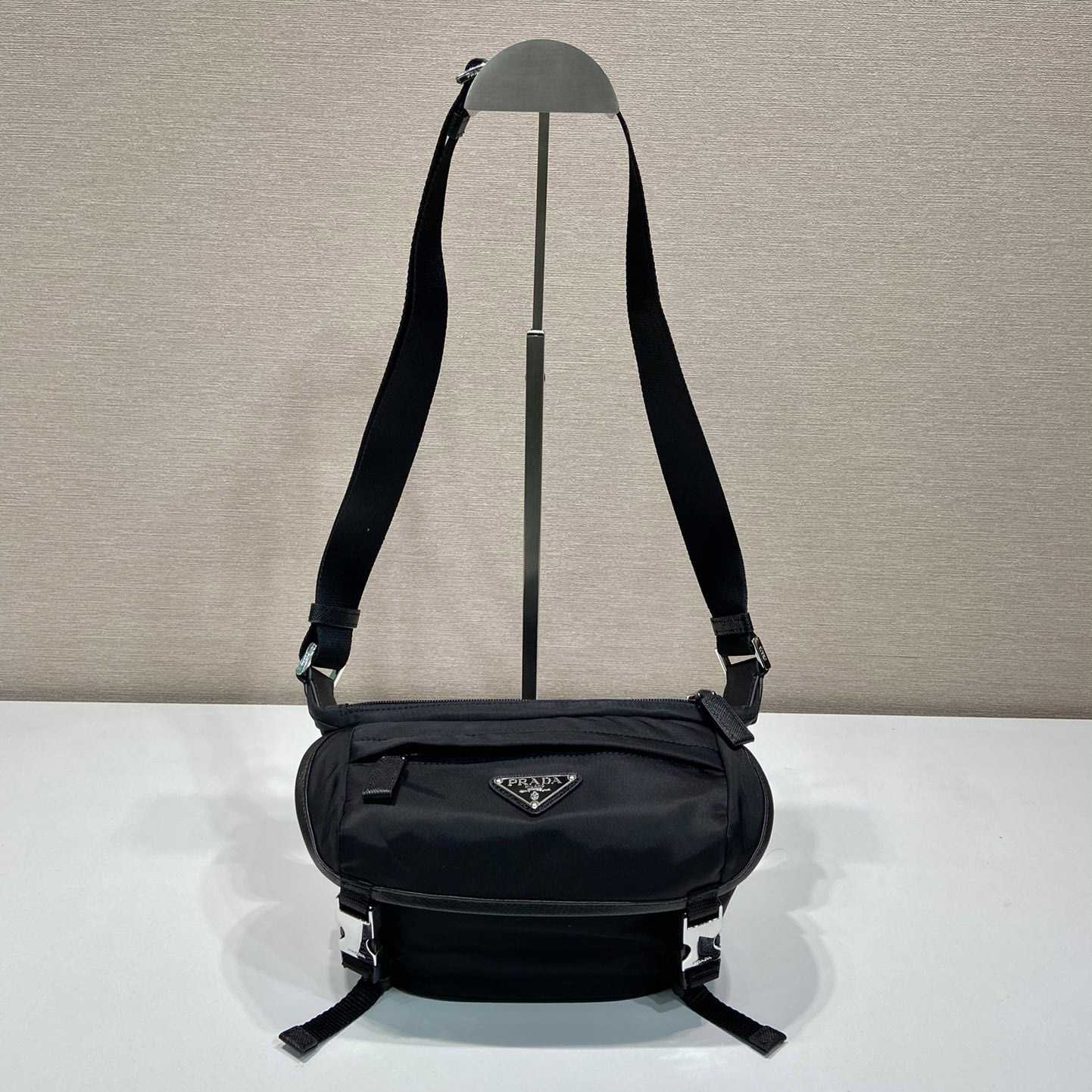 Prada Re-Nylon And Saffiano Leather Shoulder Bag - everydesigner