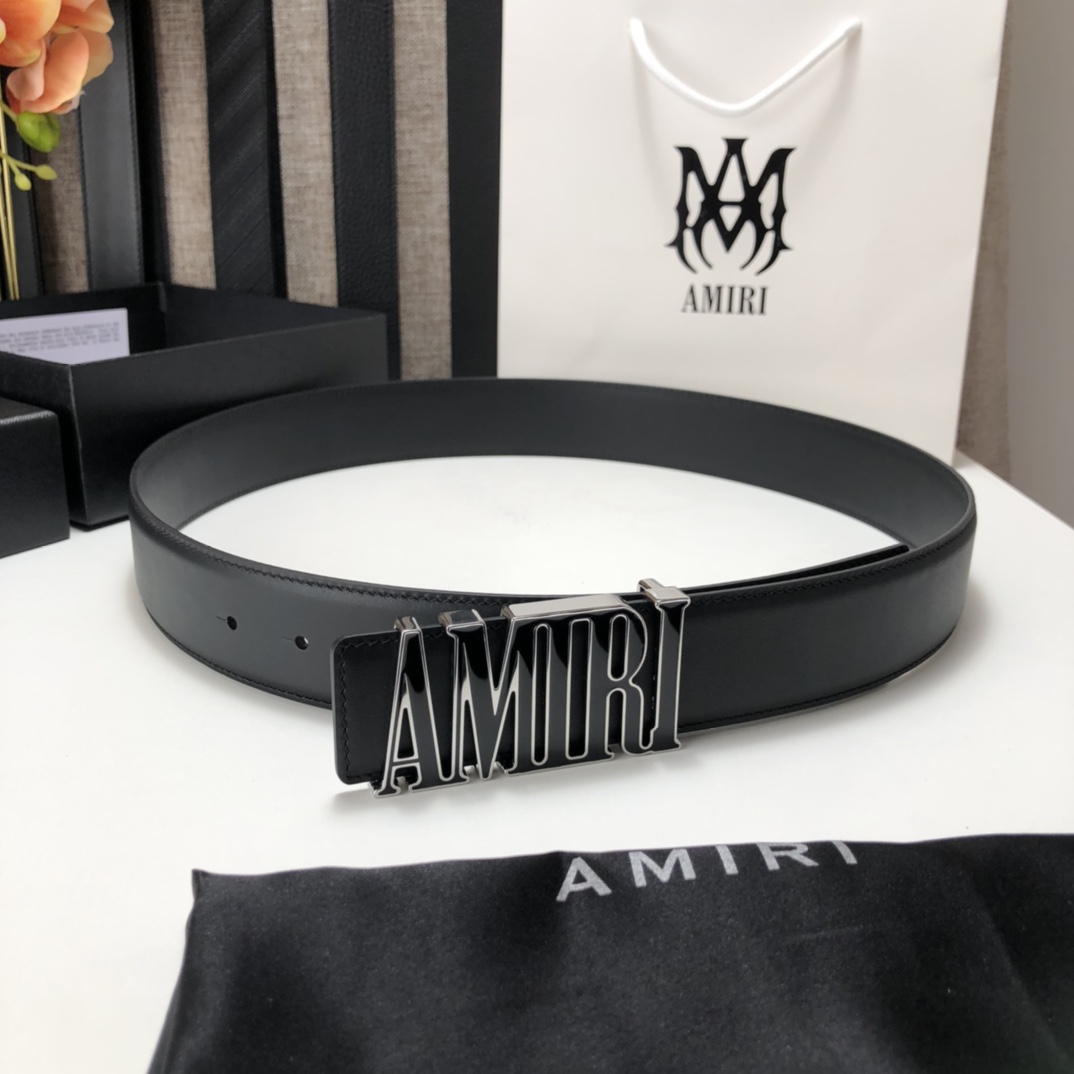 Amiri Enamel Buckle Belt - everydesigner