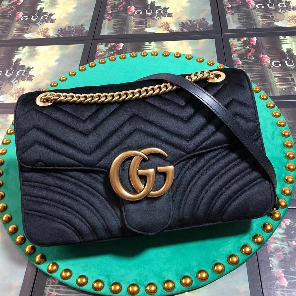 Gucci GG Marmont Medium Shoulder Bag(31-19-7CM)     443496 - everydesigner