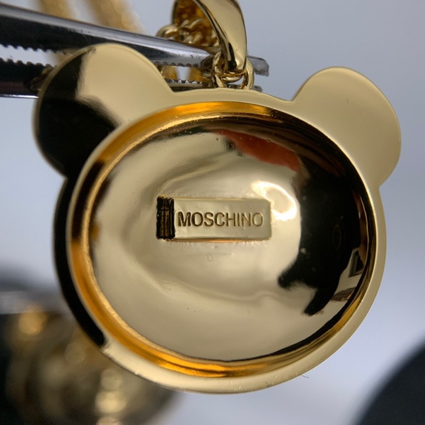 Moschino Teddy Pendant Necklace - everydesigner