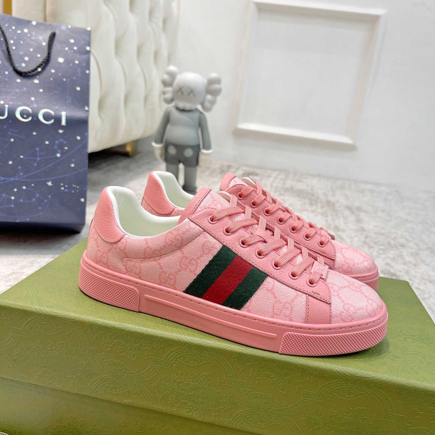 Gucci Ace Sneaker With Web - everydesigner