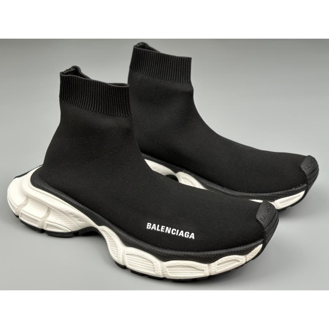 Balenciaga 3XL Sock Recycled Knit Sneaker In Black  - everydesigner