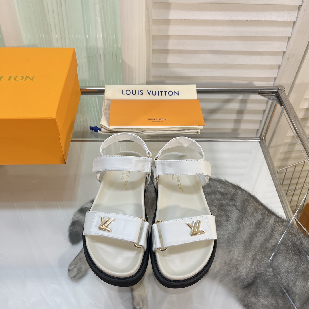 Louis Vuitton LV Sunset Comfort Flat Sandal    - everydesigner