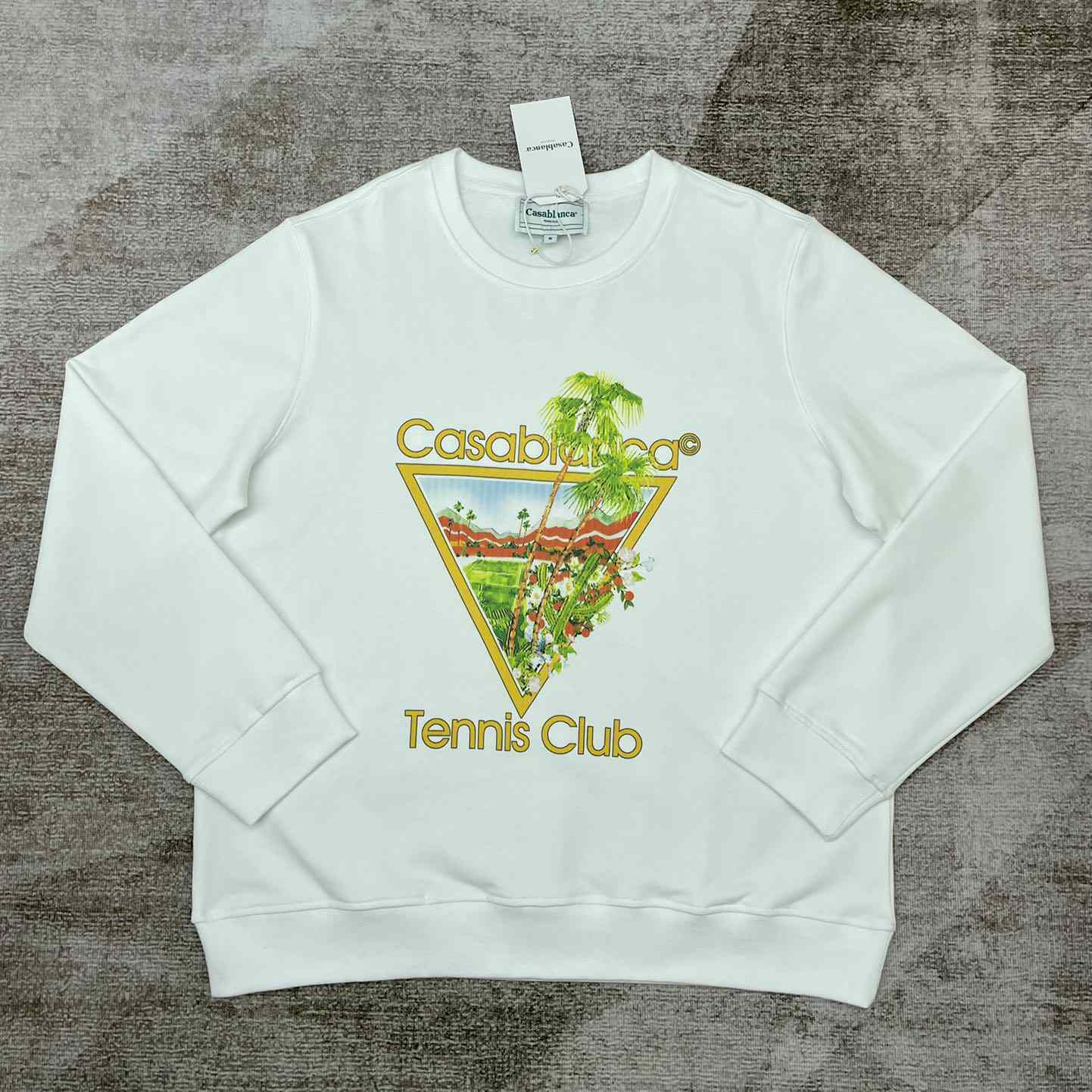 Casablanca Tennis Club Crewneck Sweatshirt - everydesigner