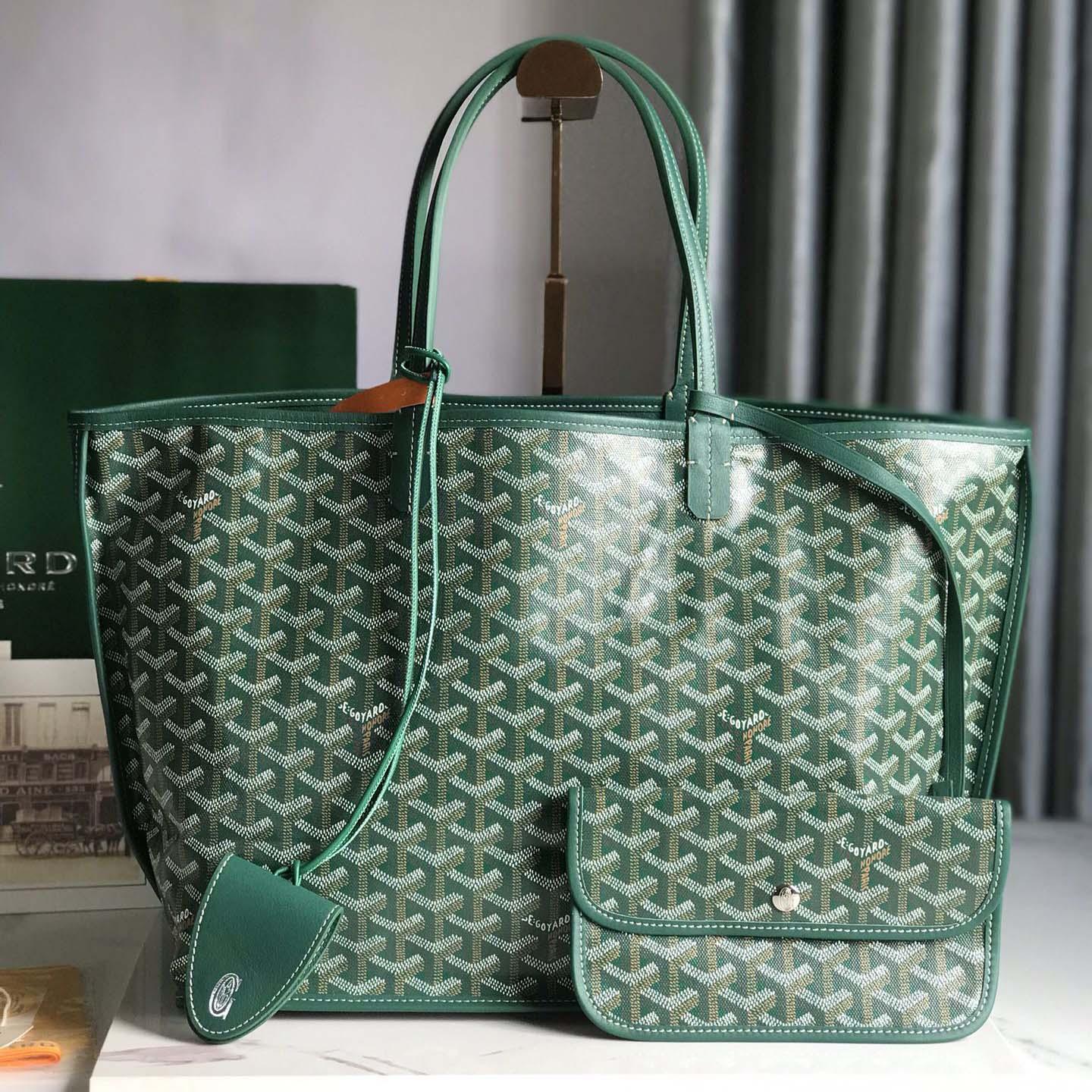 Goyard Saint Louis Tote Pm Green  (34-28-15cm) - everydesigner