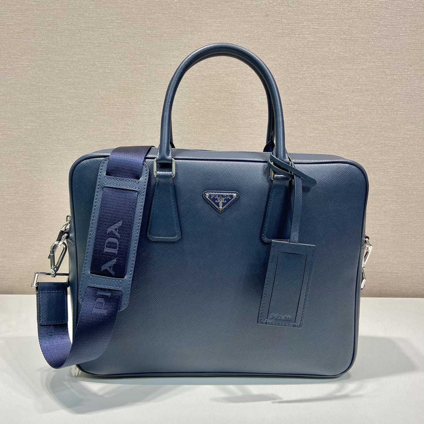 Prada Saffiano Leather Work Bag - everydesigner