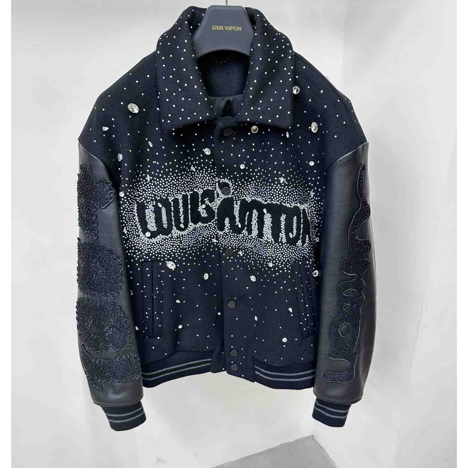 Louis Vuitton Made To Order Embroidered Varsity Blouson   1ABY78 - everydesigner