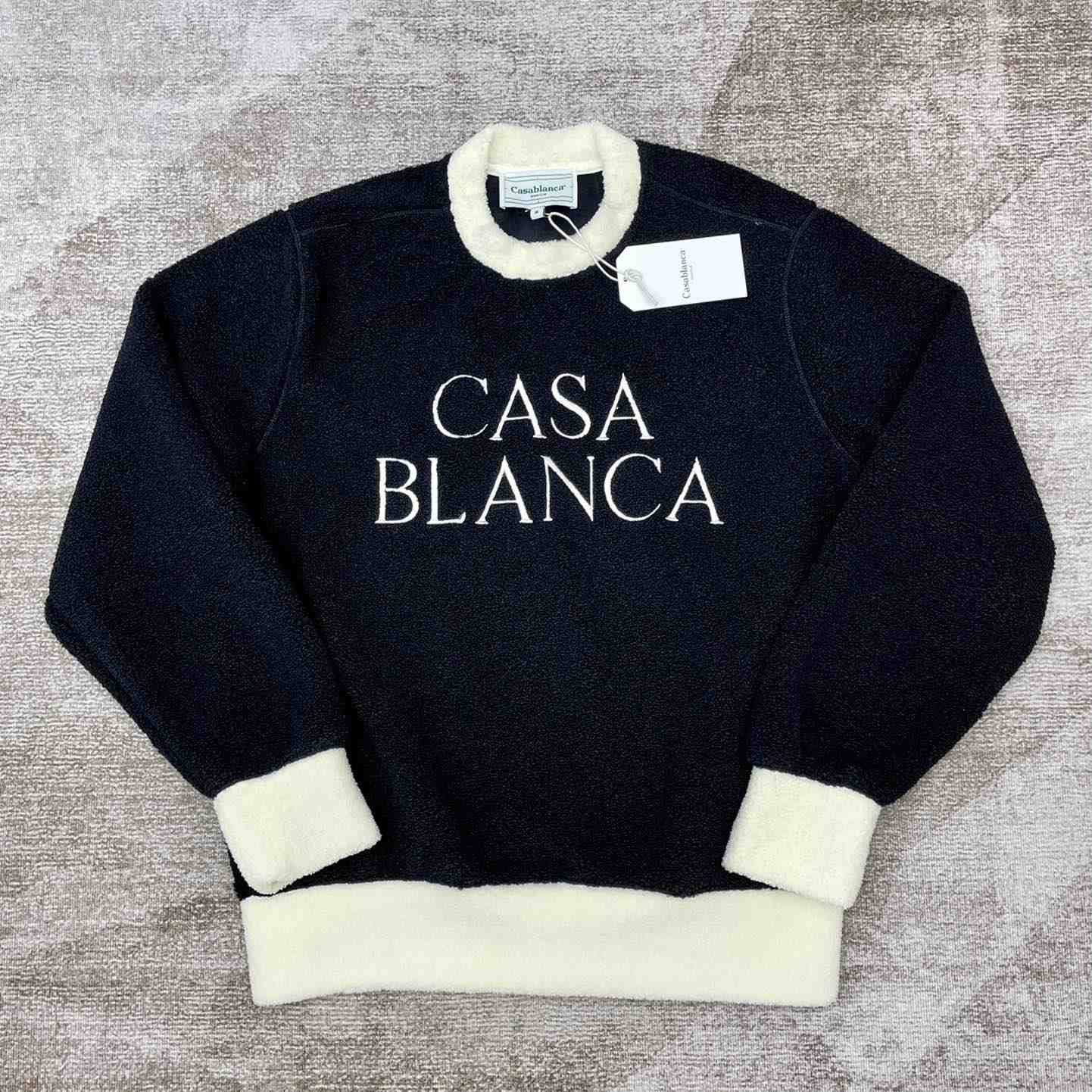 Casablanca Logo-print Fleece Jumper - everydesigner