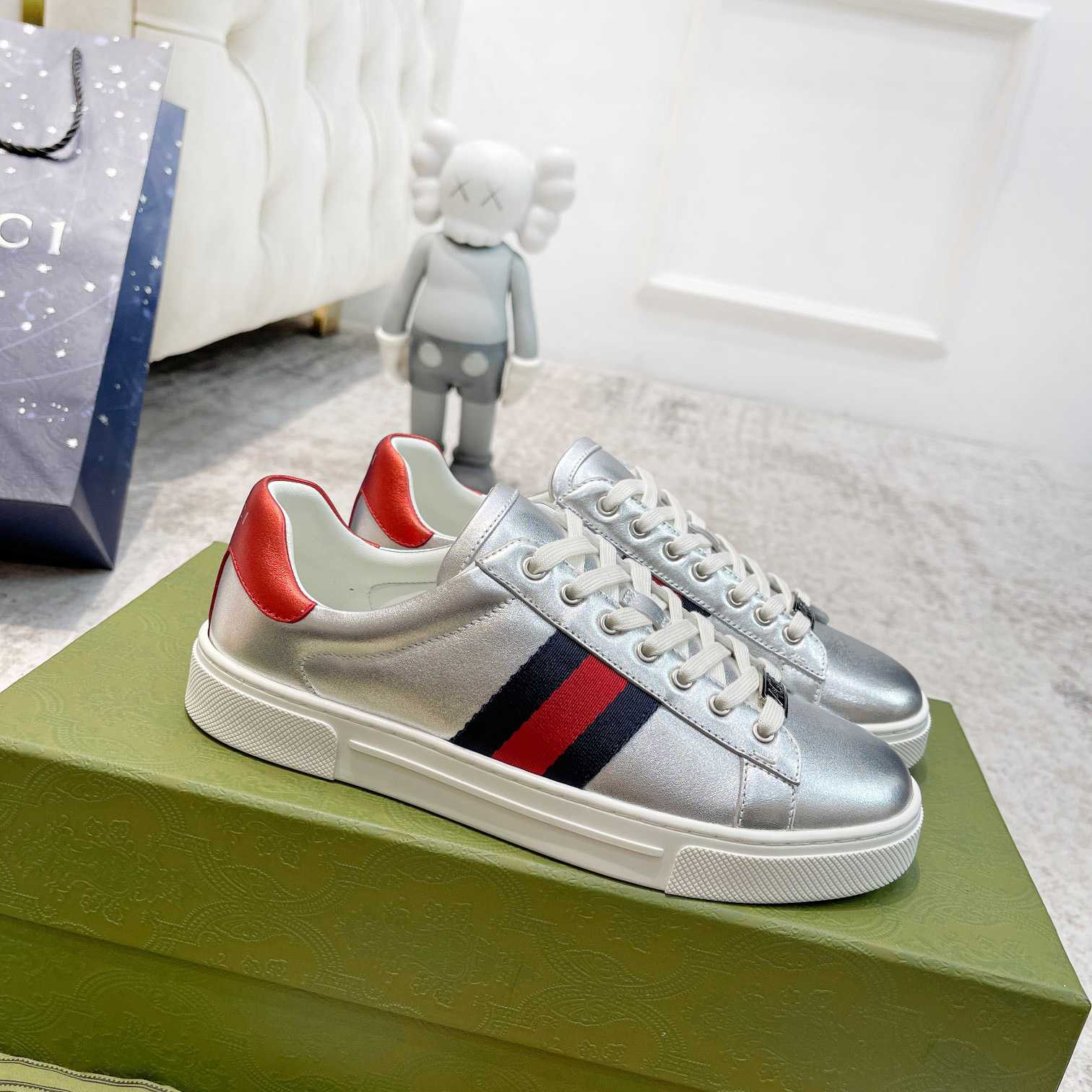 Gucci Ace Sneaker With Web - everydesigner