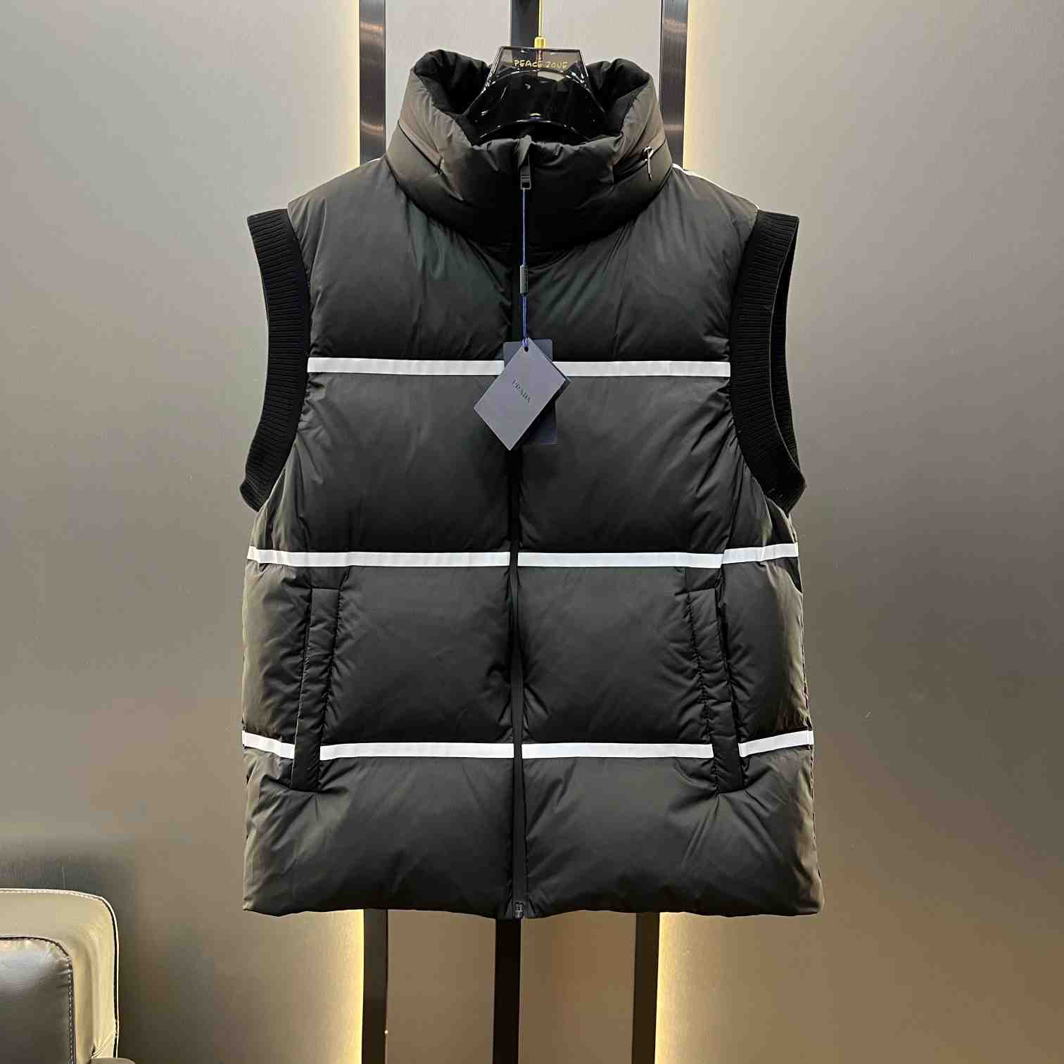 Prada Light Technical Fabric Down Vest - everydesigner