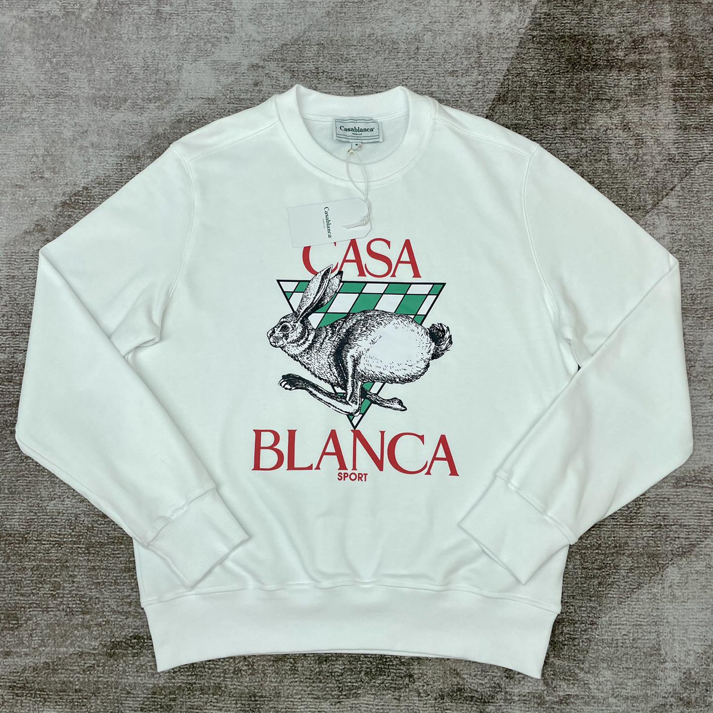 Casablanca Casa Sport Screen Print Sweatshirt  - everydesigner