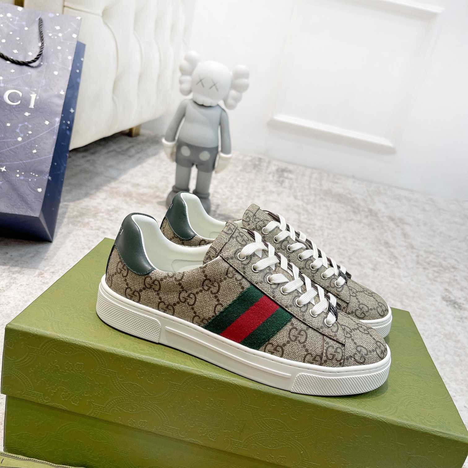 Gucci Ace Sneaker With Web - everydesigner