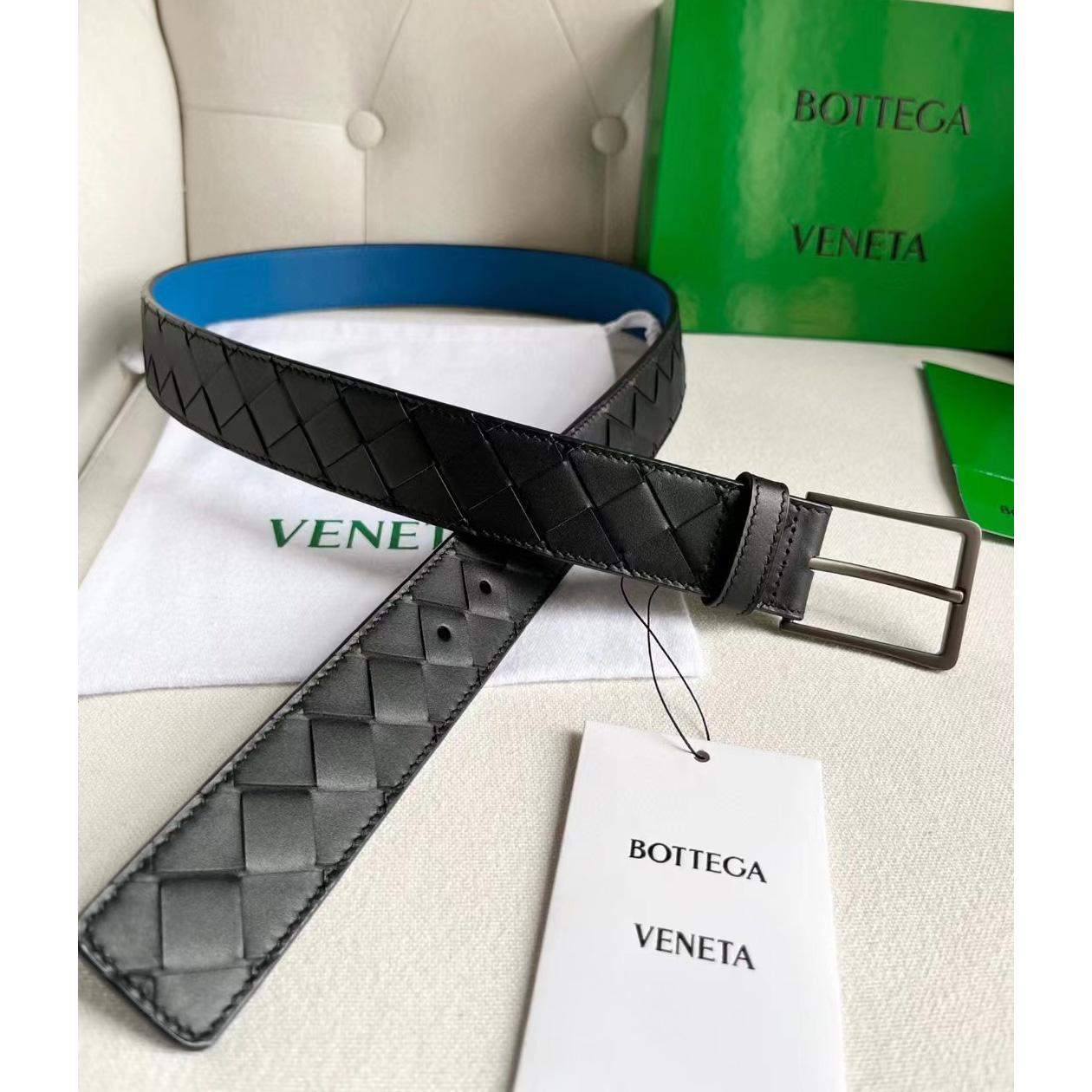 Bottega Veneta Intrecciato Belt - everydesigner