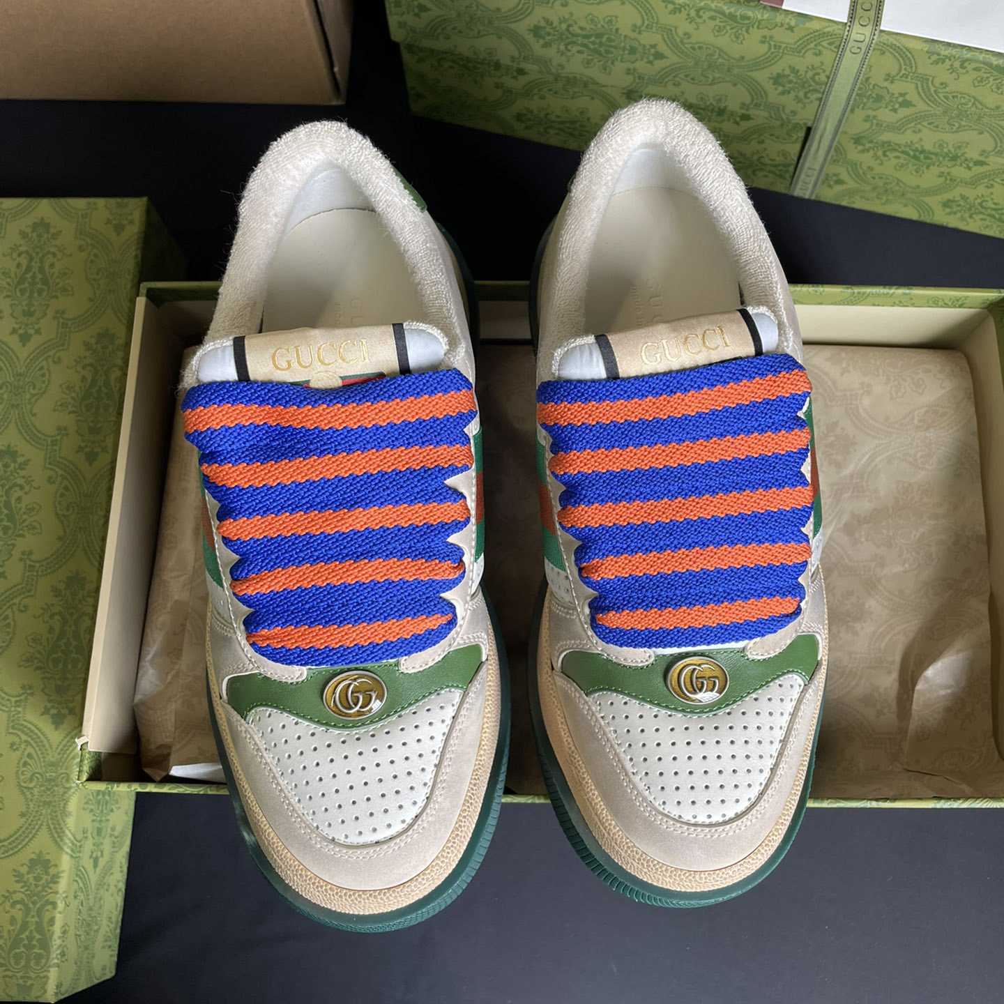 Gucci Screener Sneaker With Web - everydesigner