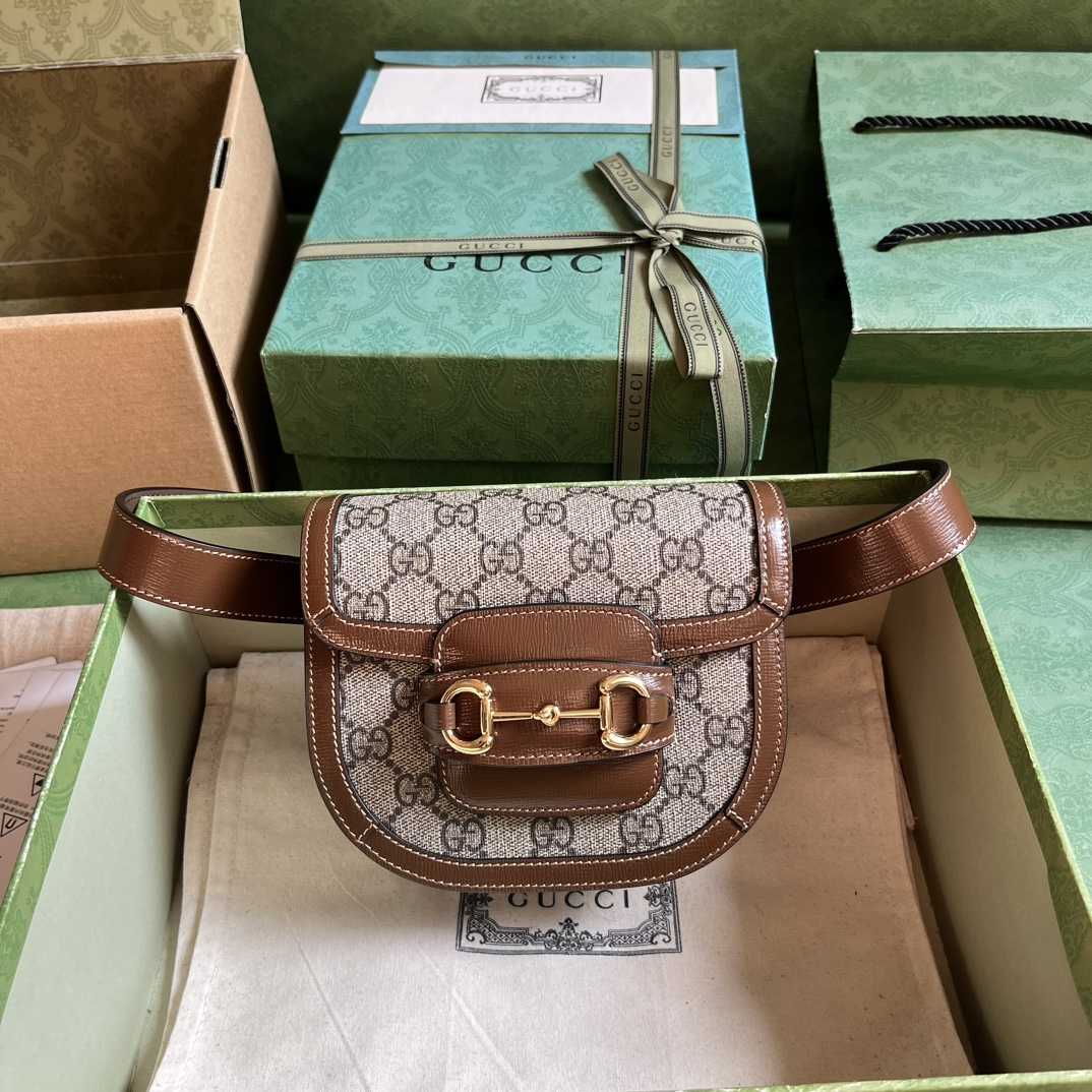 Gucci Horsebit 1955 rounded Belt Bag (16x 13x 6.5cm) - everydesigner