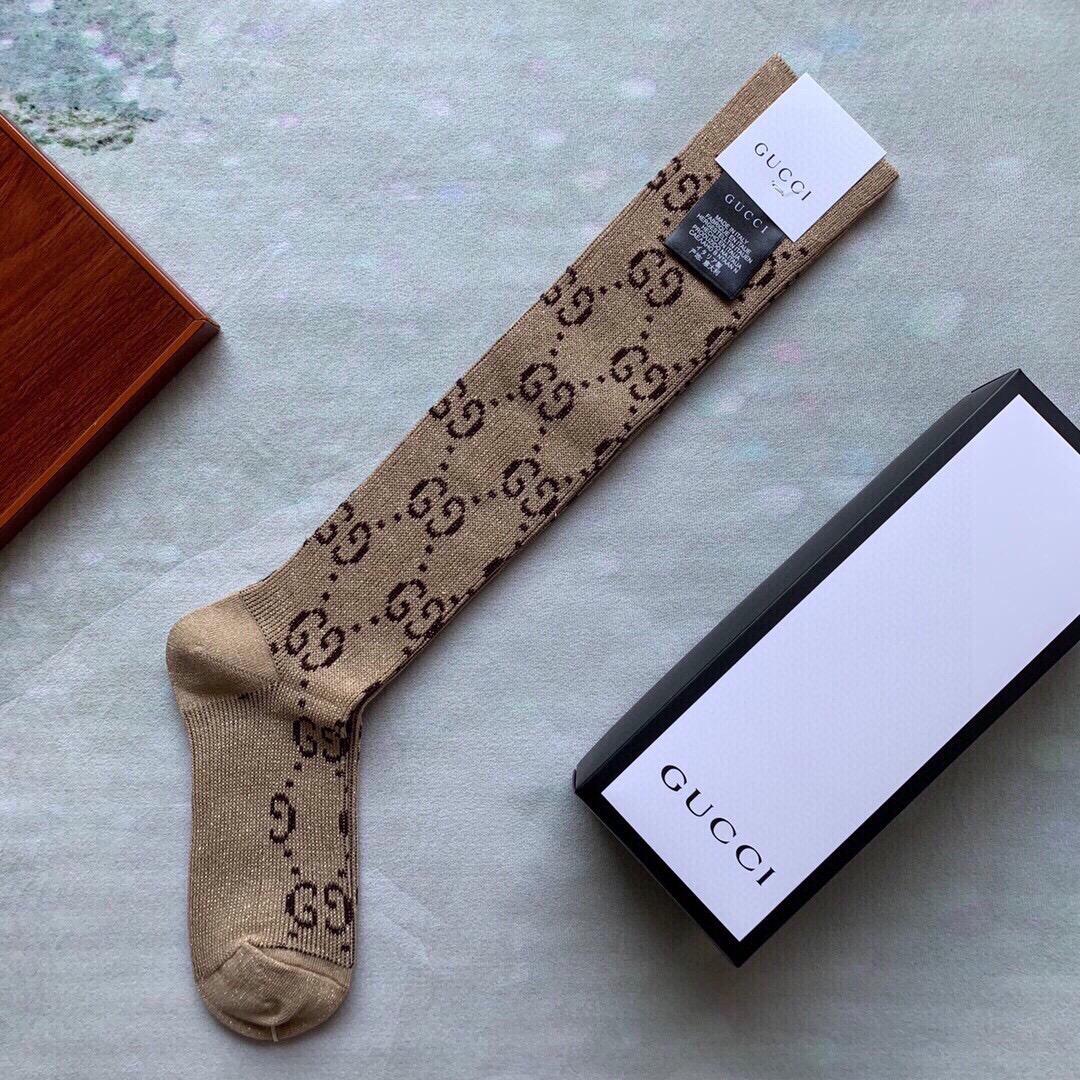 Gucci Lame GG Socks - everydesigner