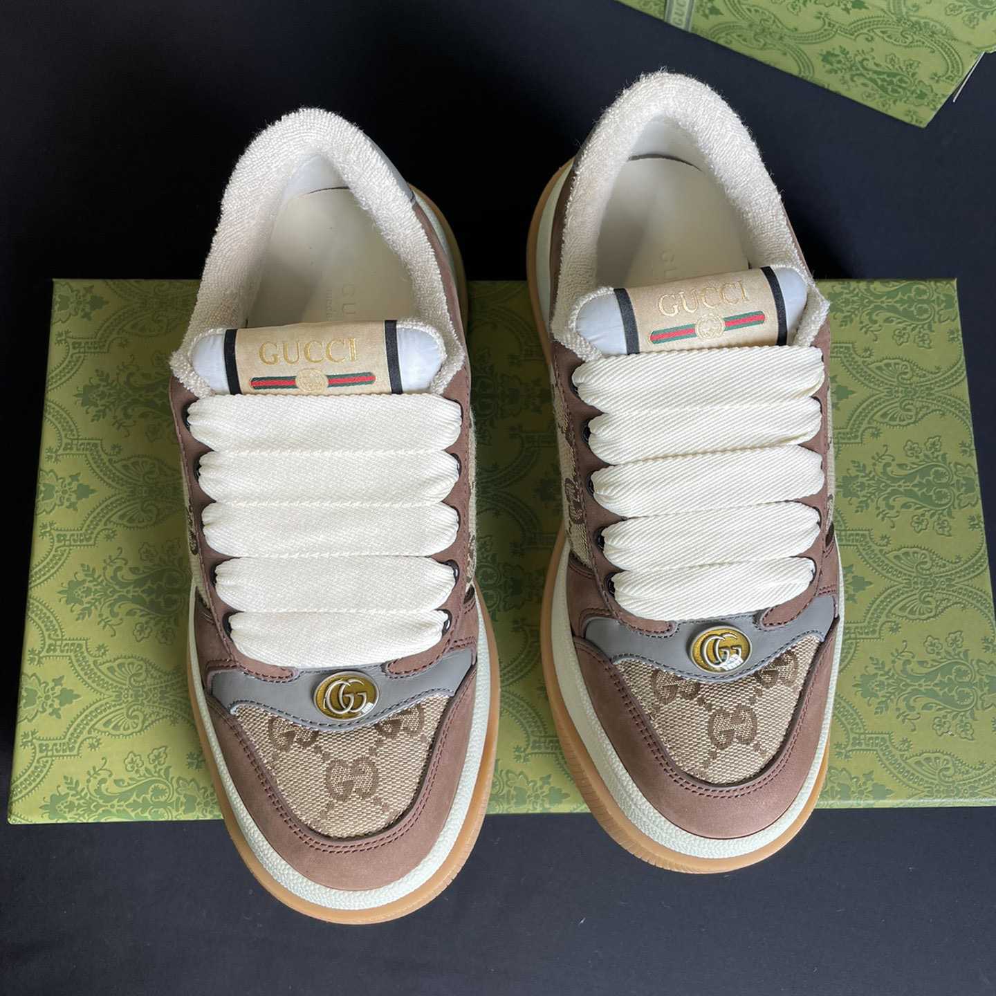 Gucci Men's Screener GG Sneaker  - everydesigner