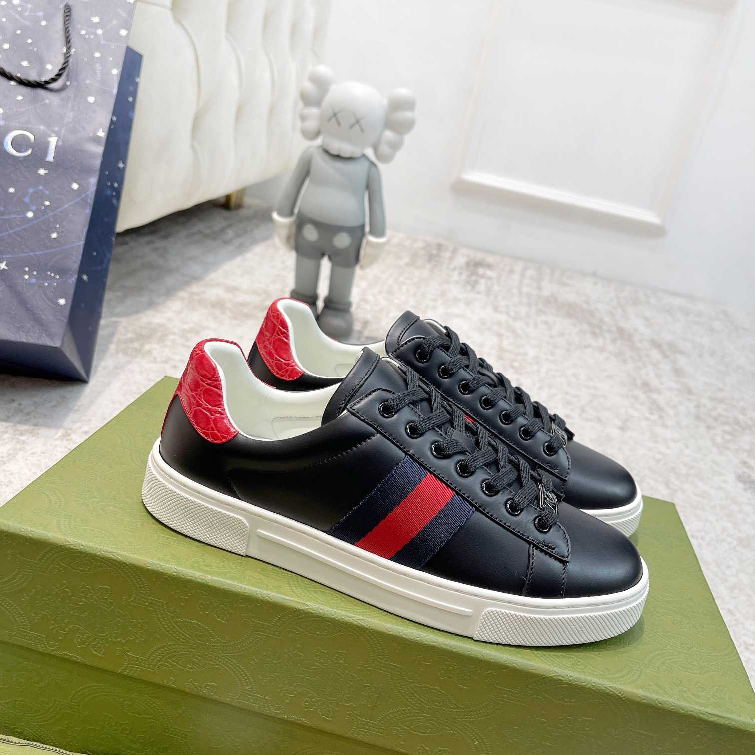 Gucci Ace Sneaker With Web - everydesigner