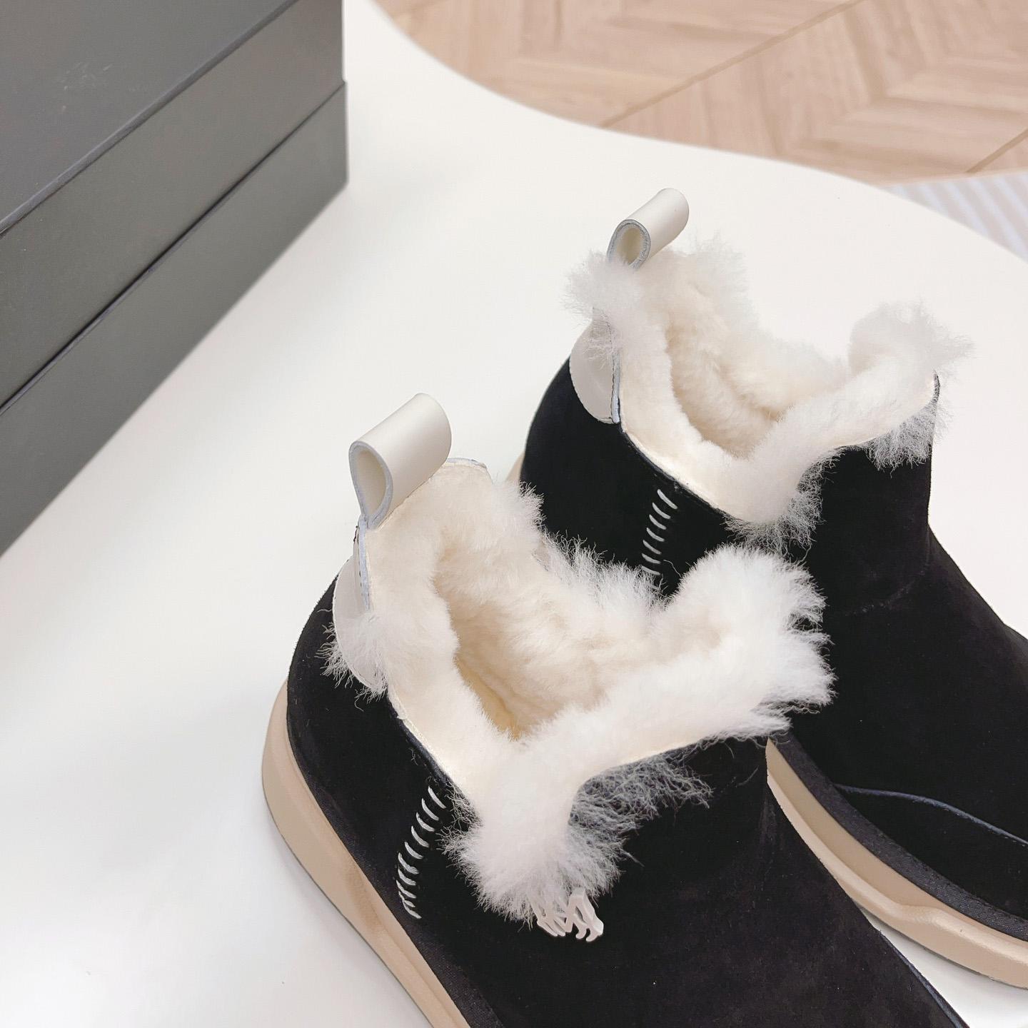 Amiri Malibu Shearling Lined Suede Boots - everydesigner