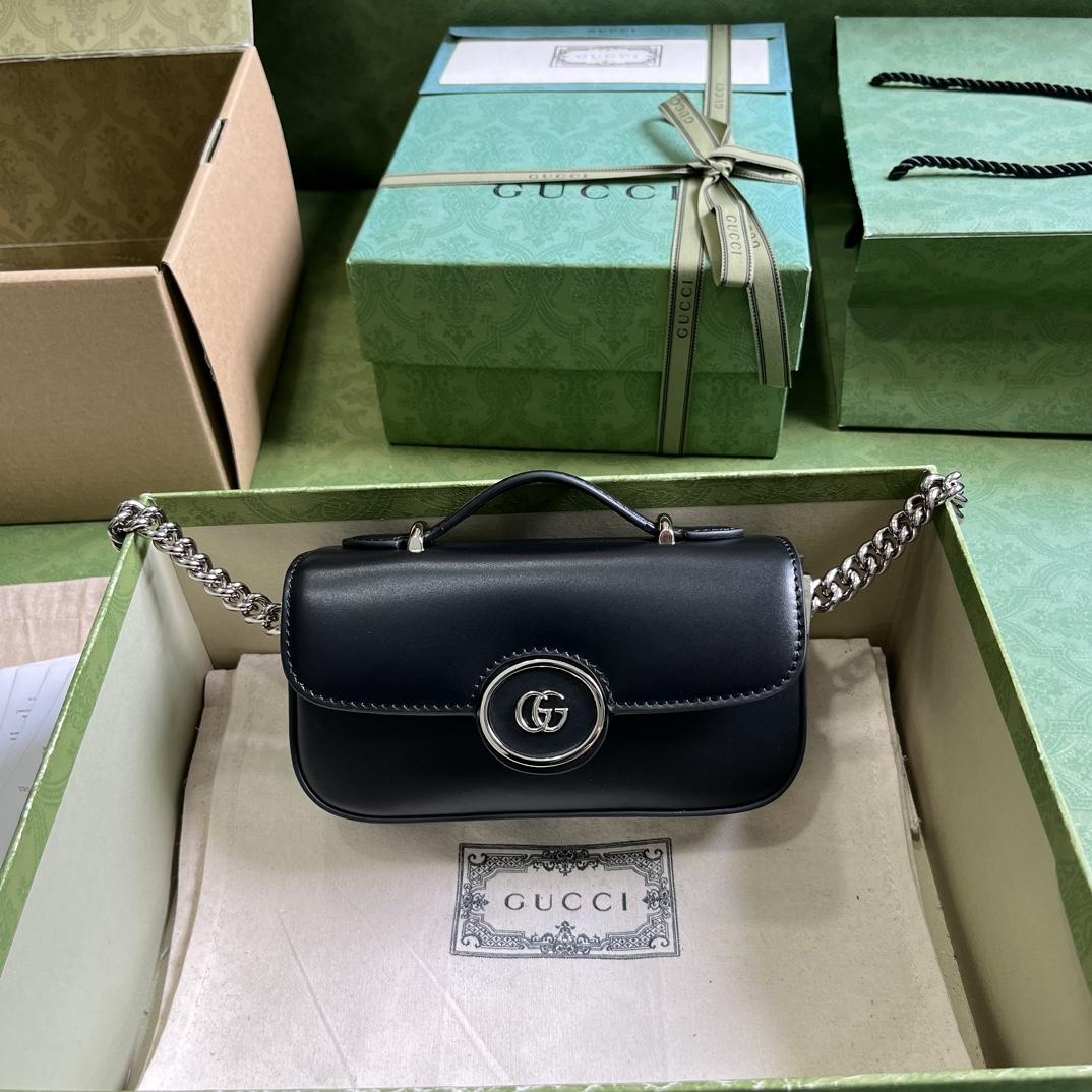 Gucci Petite GG Super Mini Bag (10x 18.5x 4cm) - everydesigner