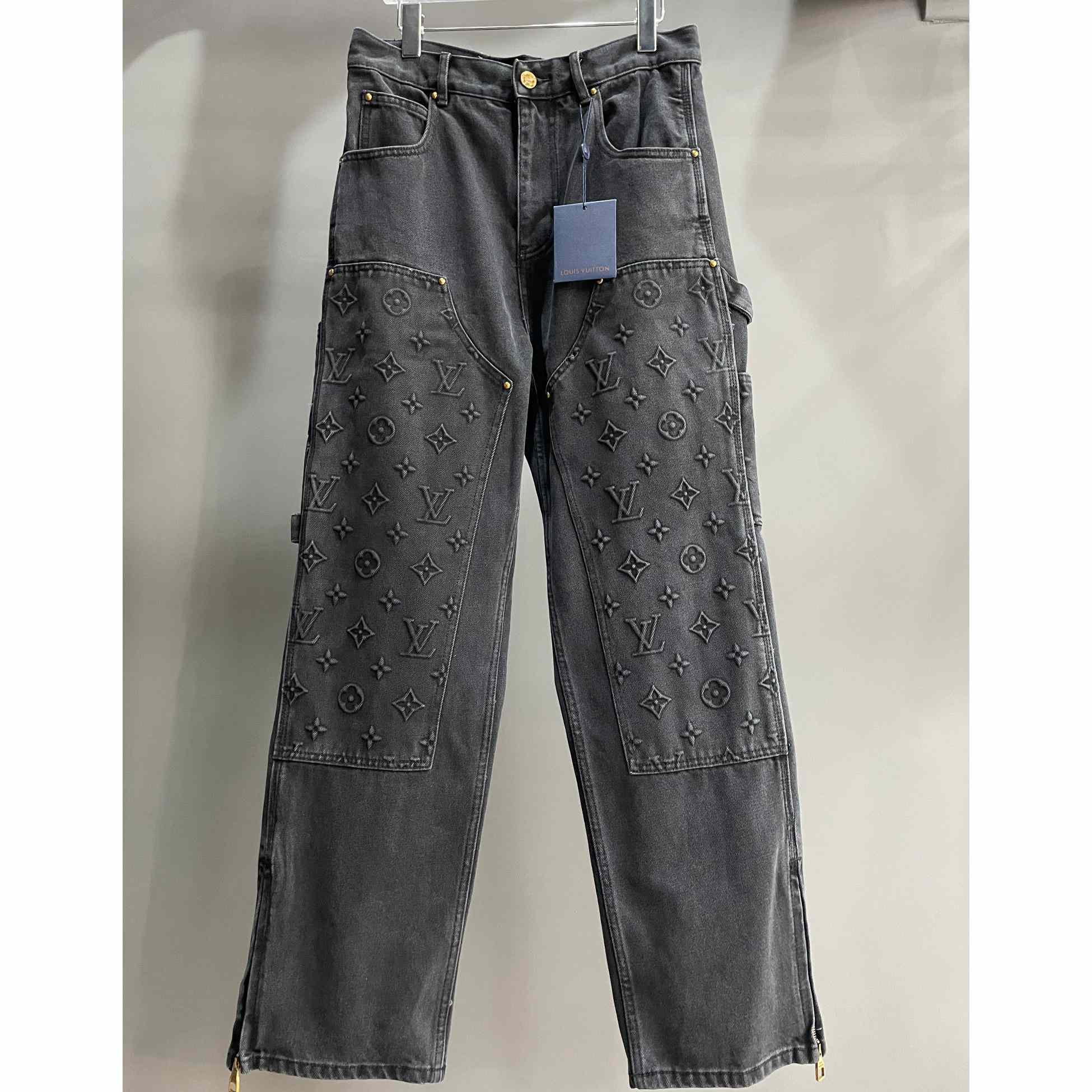 Louis Vuitton Denim Carpenter Pants - everydesigner