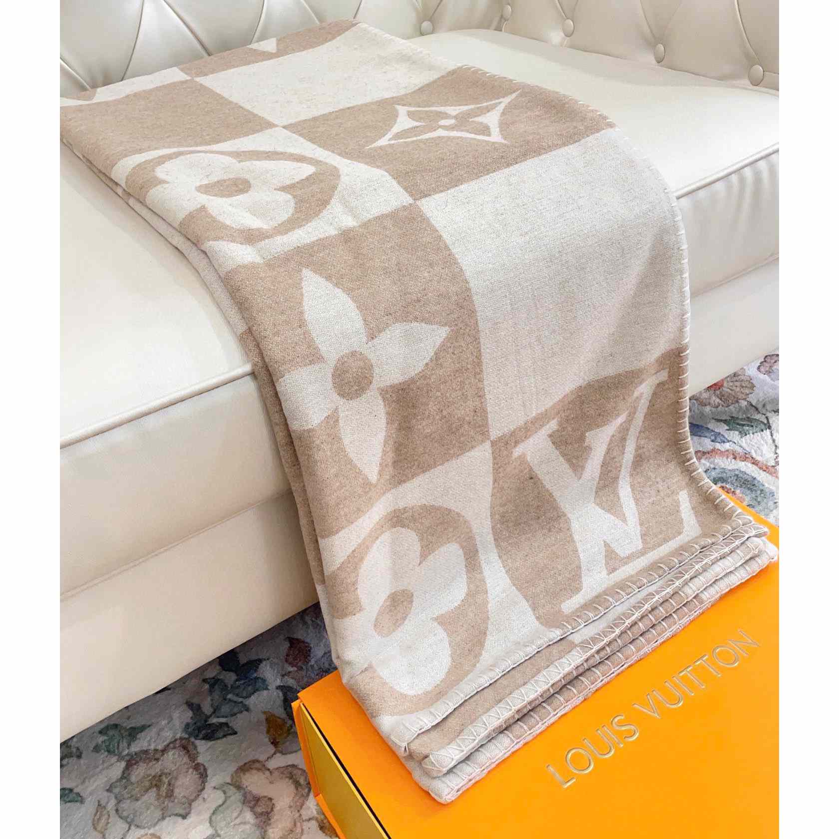 Louis Vitton LV Checkmate Blanket - everydesigner