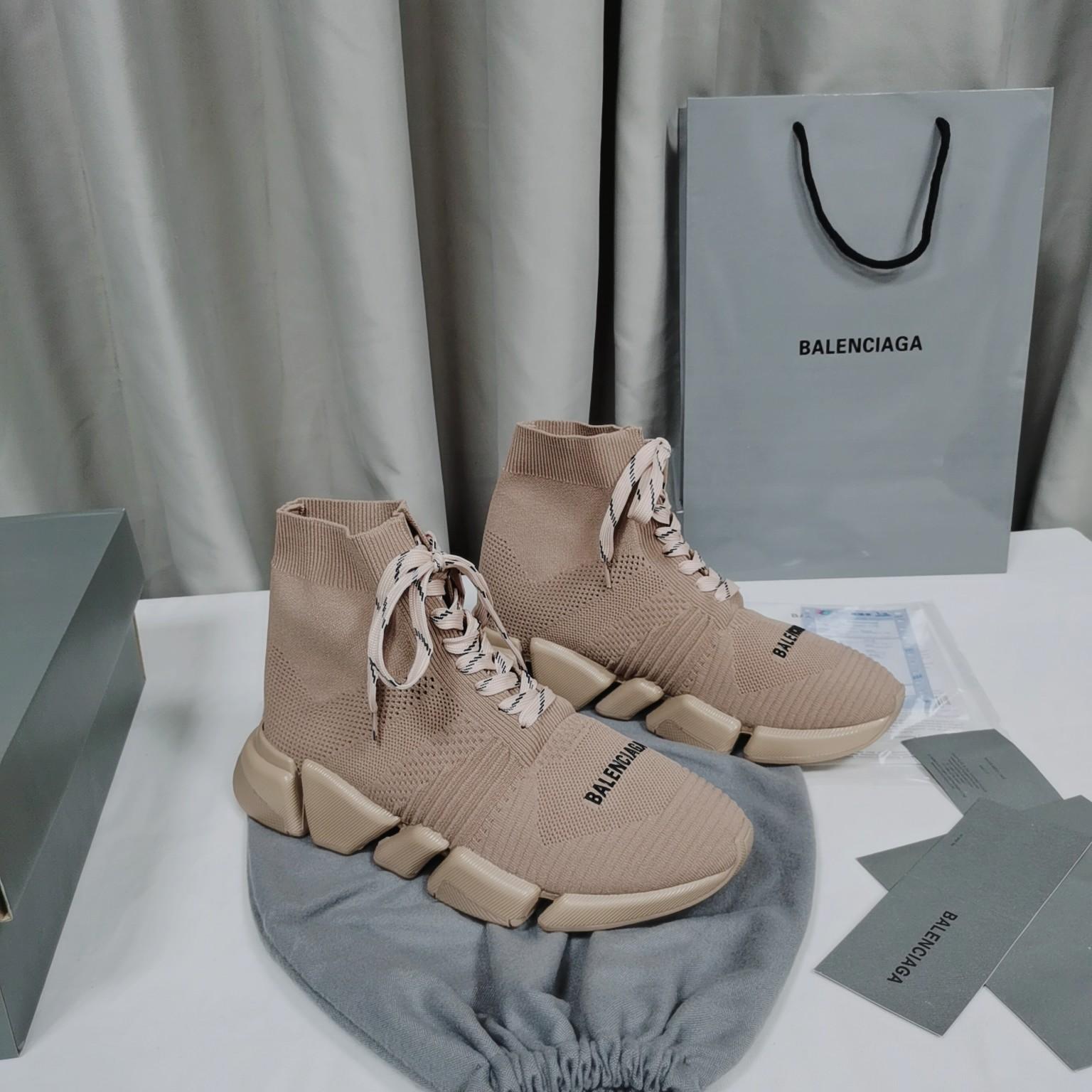 Balenciaga Speed 2.0 Lace Up Shoes - everydesigner