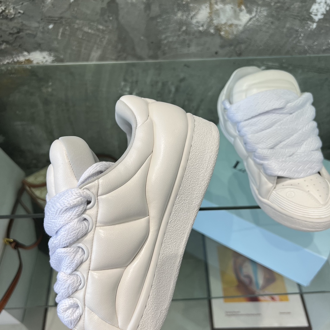 Lanvin Leather Curb XL Sneakers - everydesigner