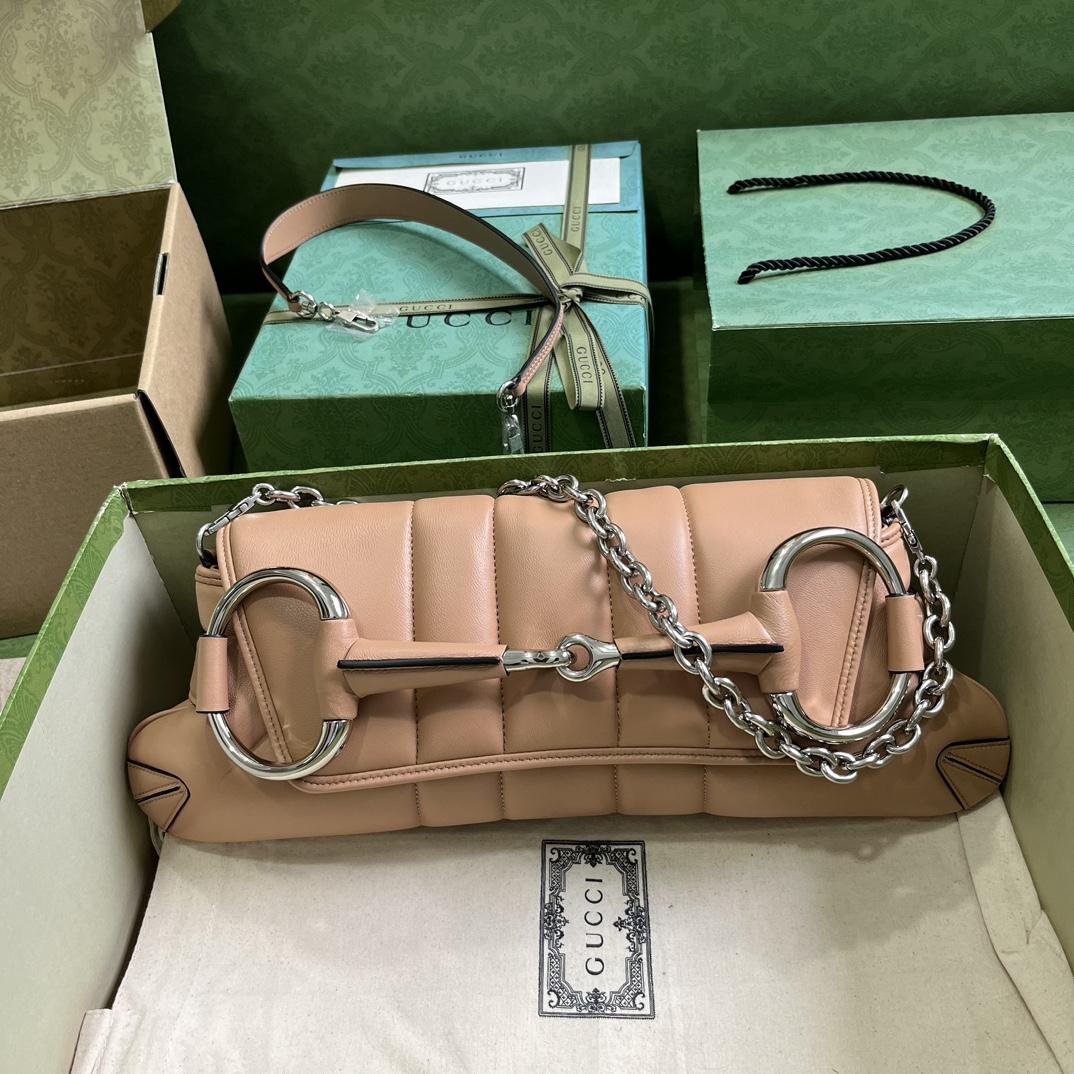 Gucci Horsebit Chain Medium Shoulder Bag (38x 15x 16cm) - everydesigner