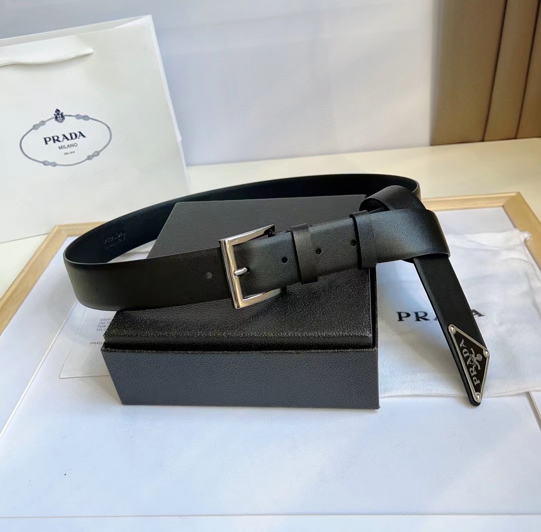 Prada Leather Belt - everydesigner