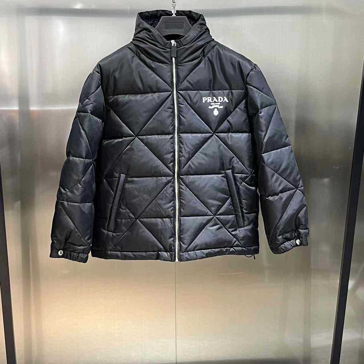 Prada Cropped Re-Nylon Down Jacket - everydesigner