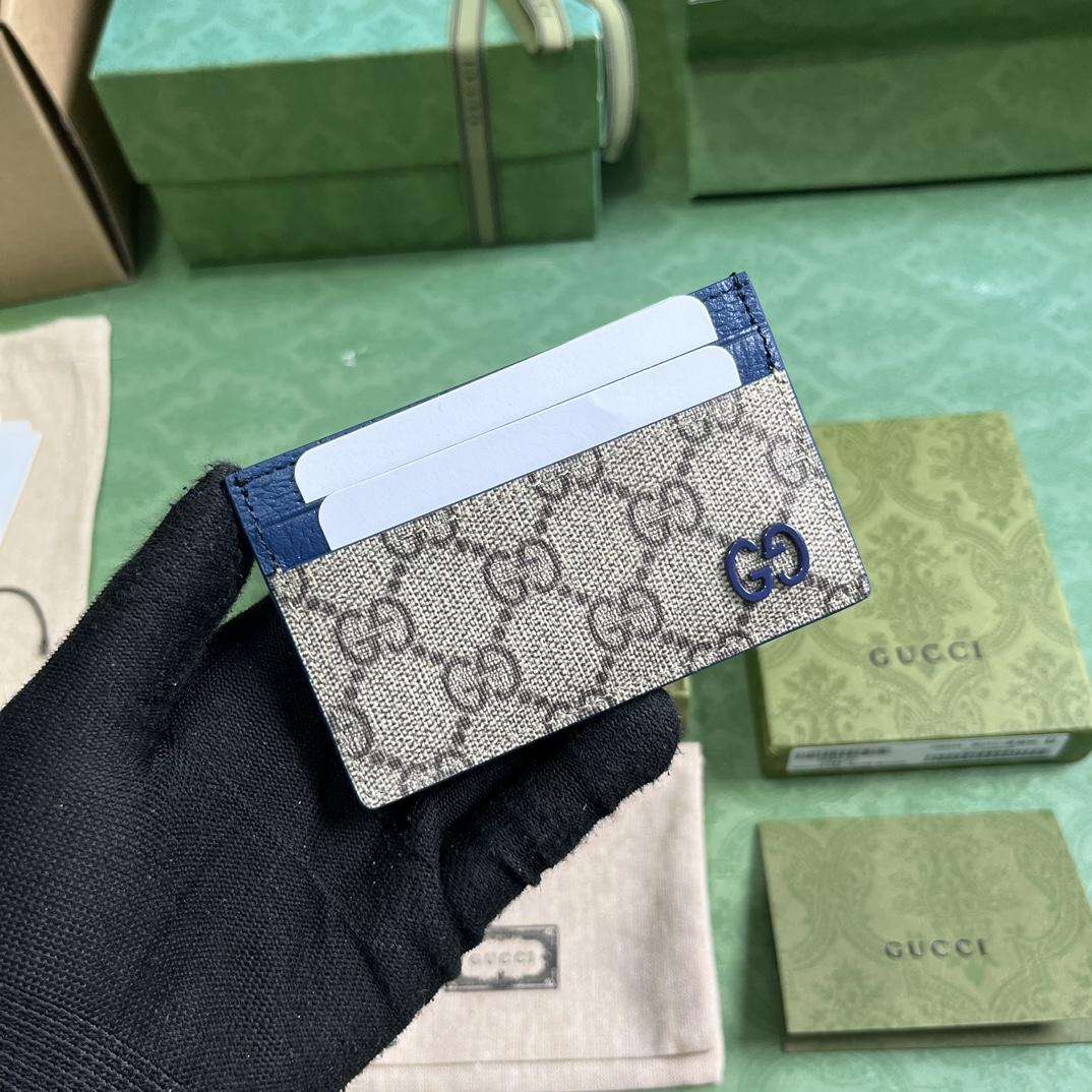 Gucci Card Case With GG Detail - everydesigner