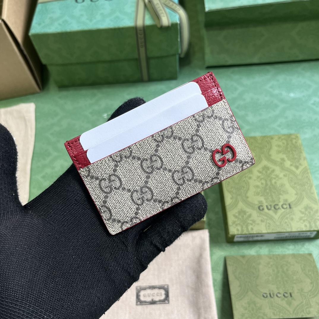 Gucci Card Case With GG Detail - everydesigner