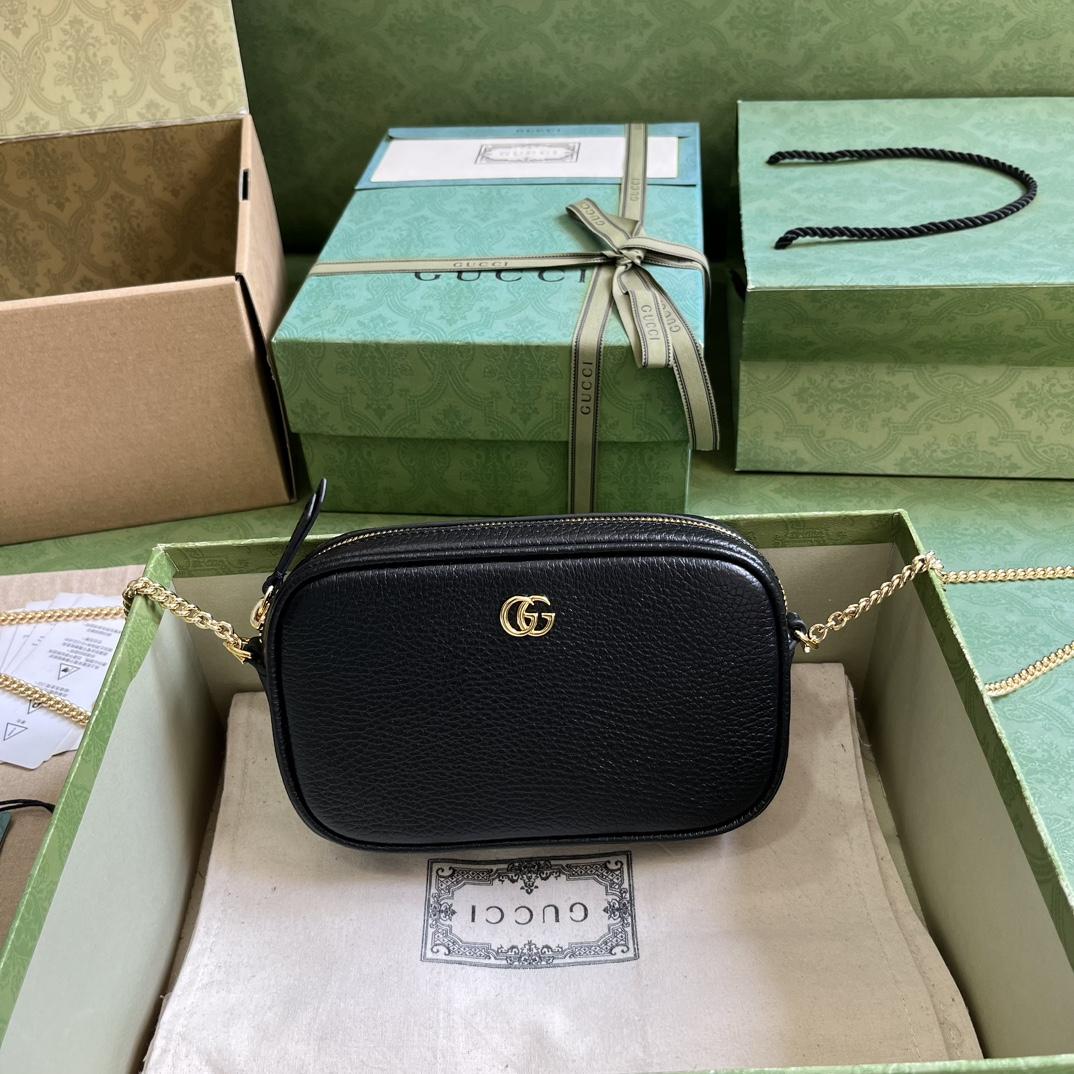 Gucci GG Marmont Mini Shoulder Bag (11x 18.5x 4cm) - everydesigner