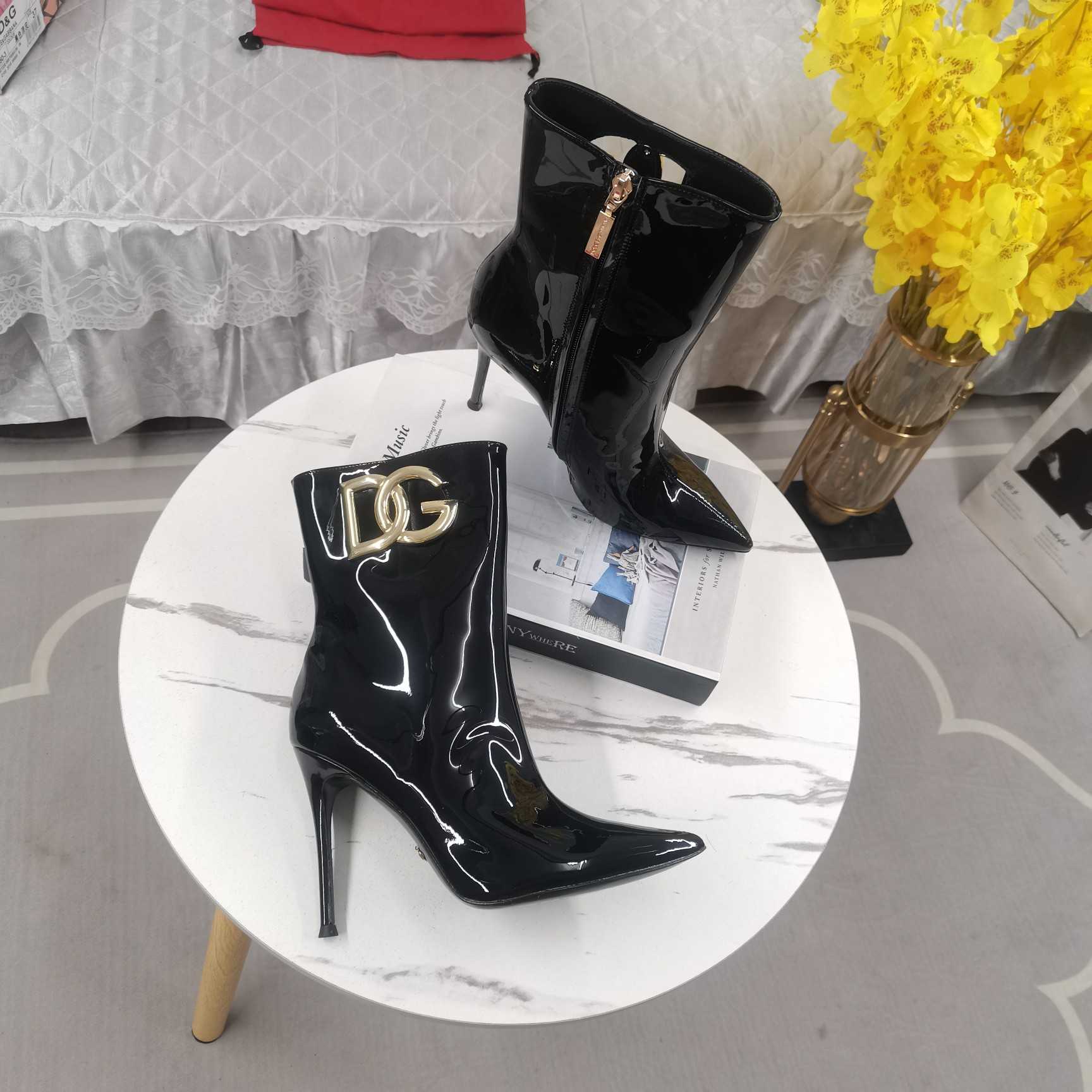 Dolce & Gabbana Calfskin Ankle Boots - everydesigner