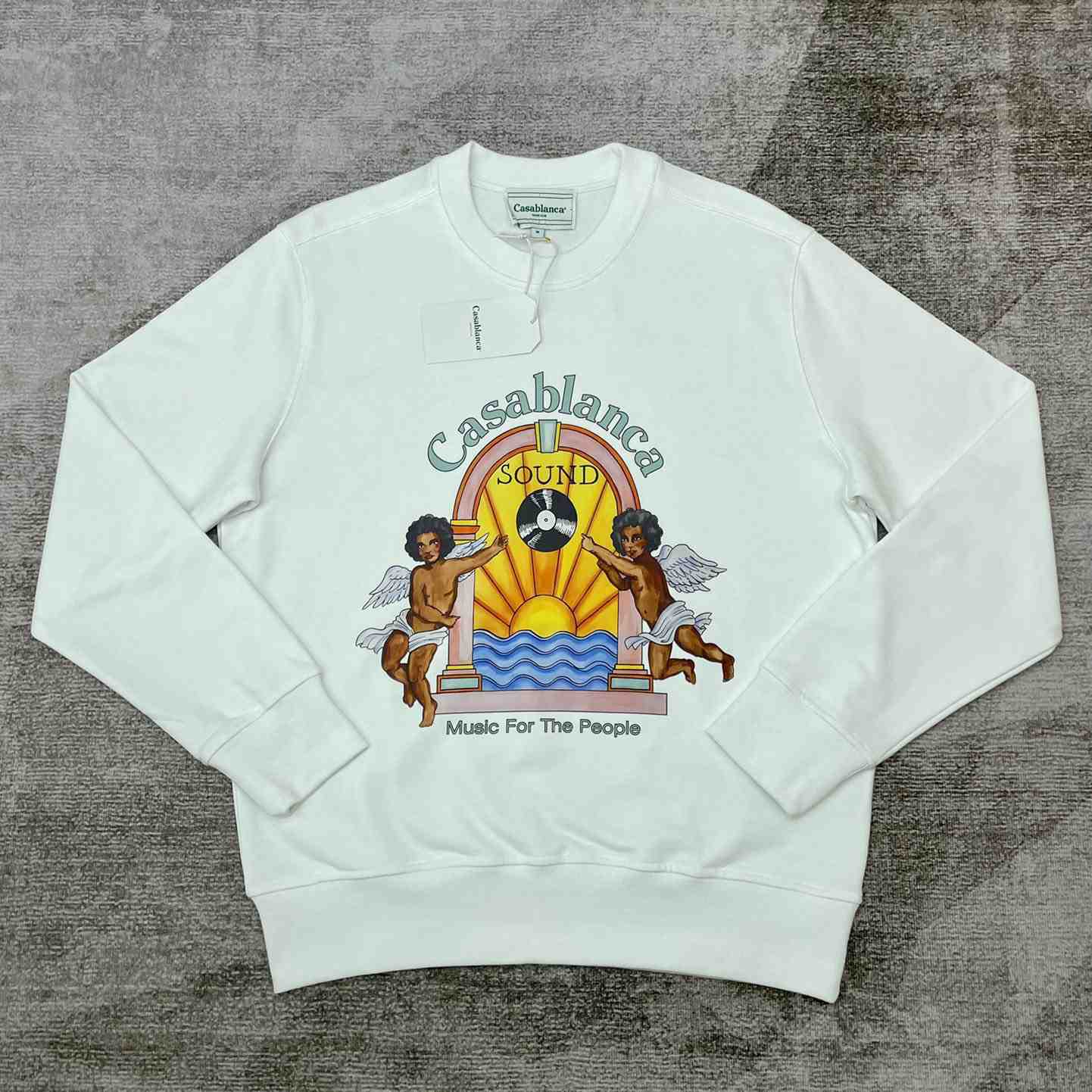 Casablanca Studio De Musique Organic-cotton Sweatshirt - everydesigner