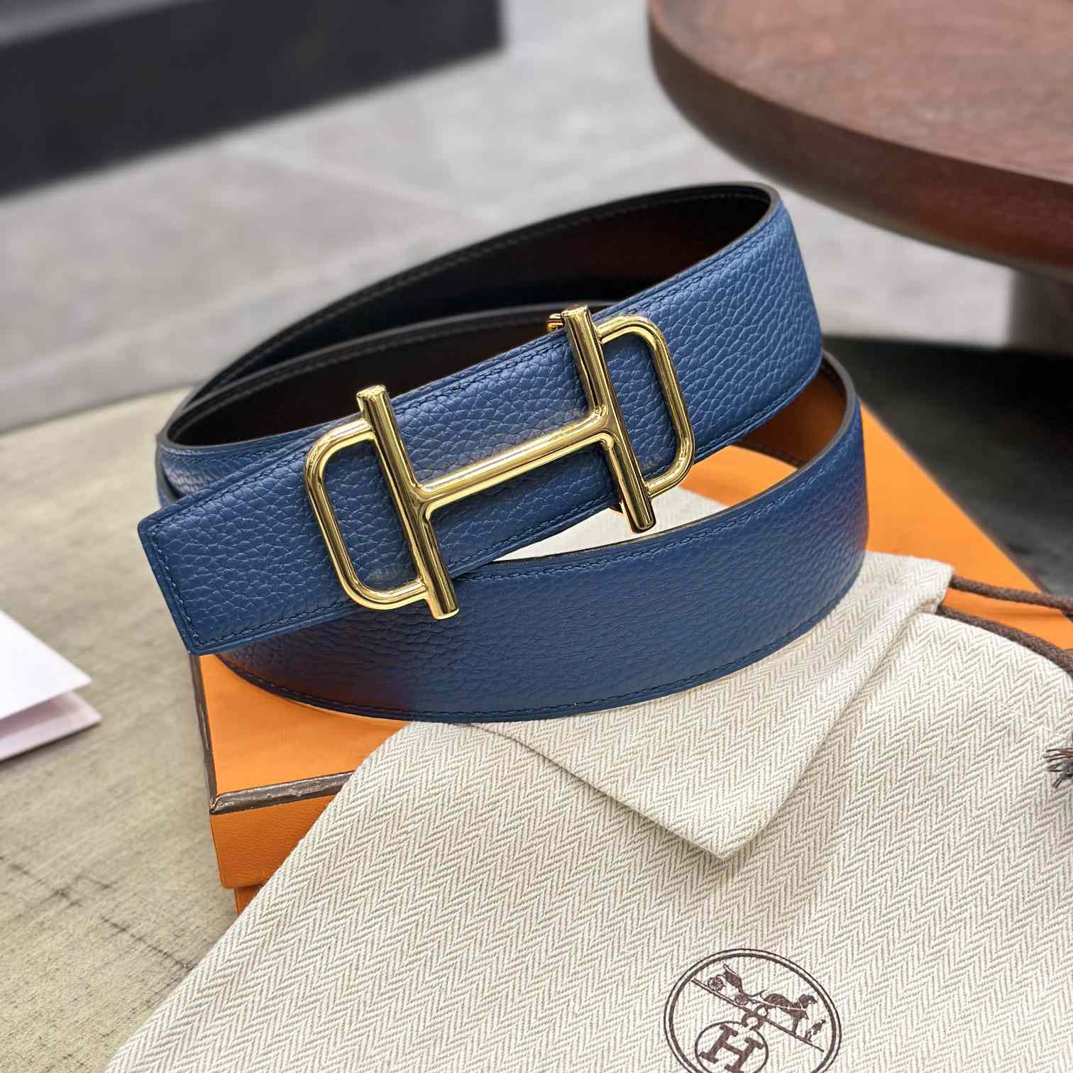 Hermes Royal Belt Buckle & Reversible Leather Strap 38 mm - everydesigner